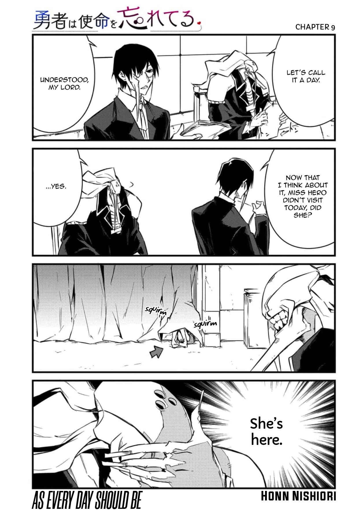 Page 1 Chapter 9 Yuusha wa Shimei wo Wasureteru