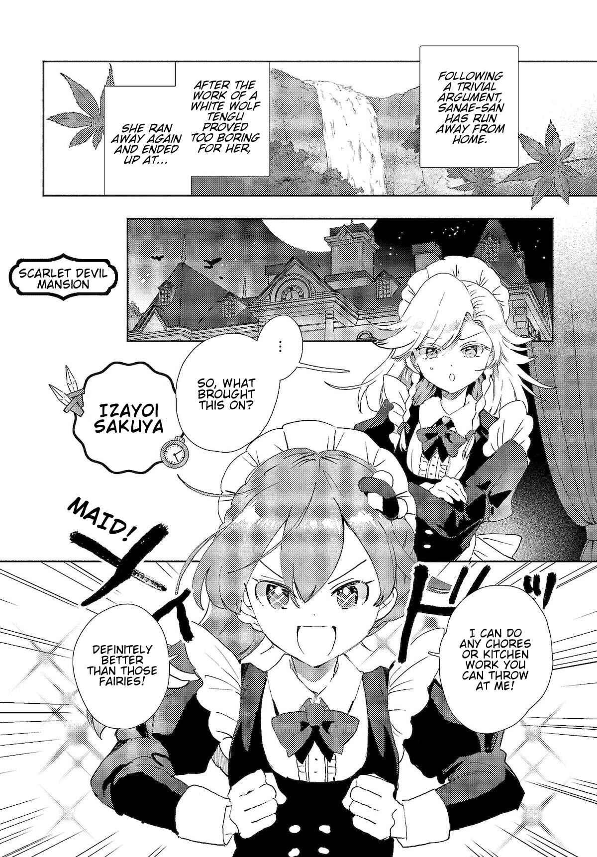 Page 2 Chapter 2.1 Touhou Project Niji Sousaku Series - Sanae-san wa Iedechuu!