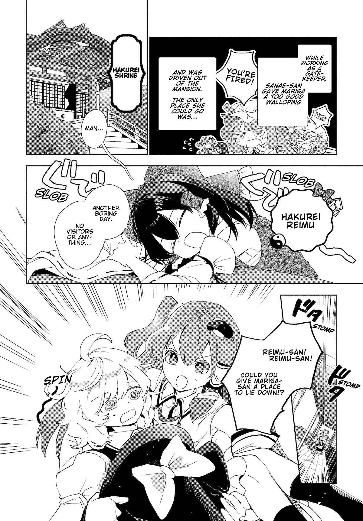 Page 2 Chapter 3.1 Touhou Project Niji Sousaku Series - Sanae-san wa Iedechuu!
