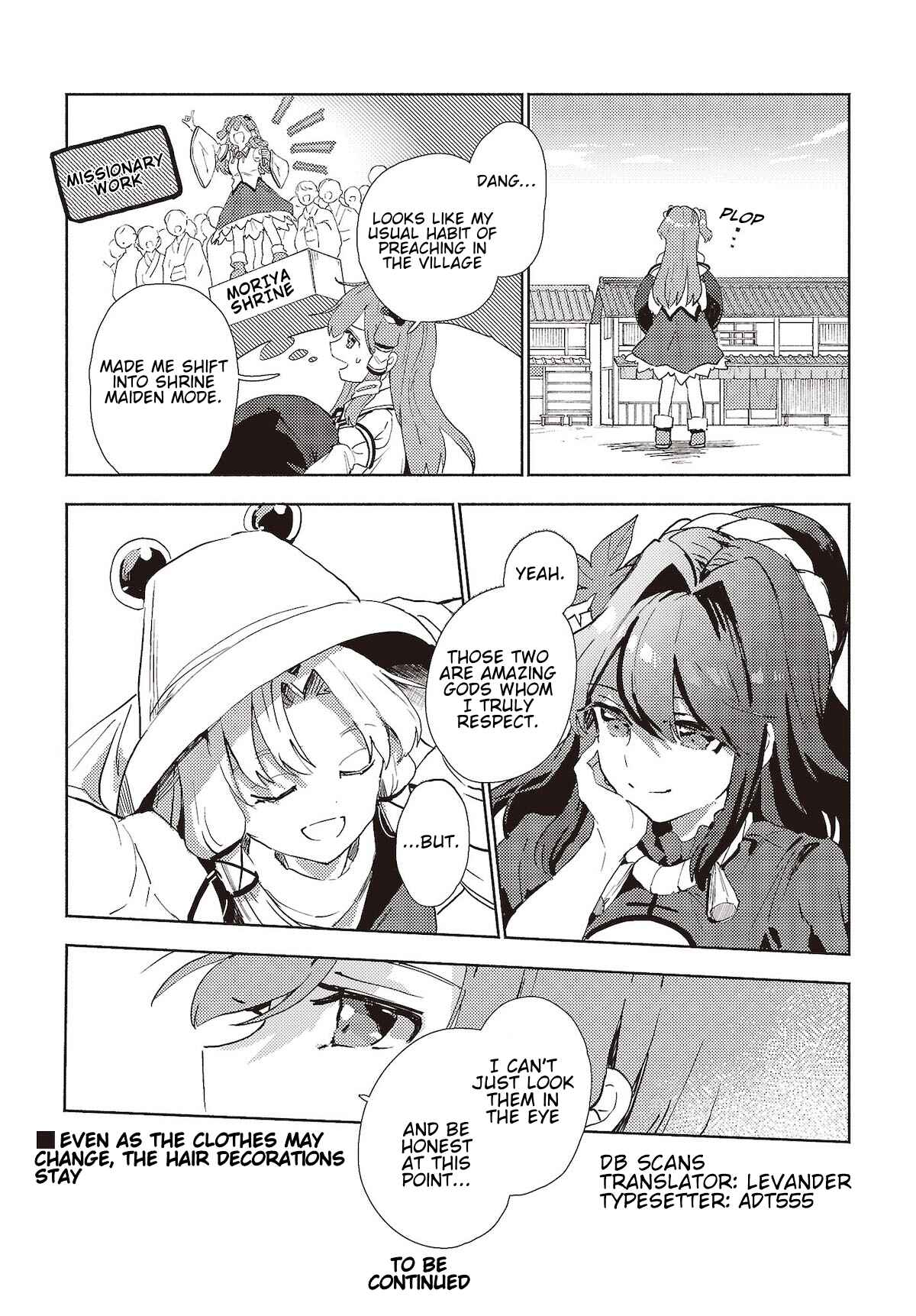 Page 9 Chapter 5.2 Touhou Project Niji Sousaku Series - Sanae-san wa Iedechuu!