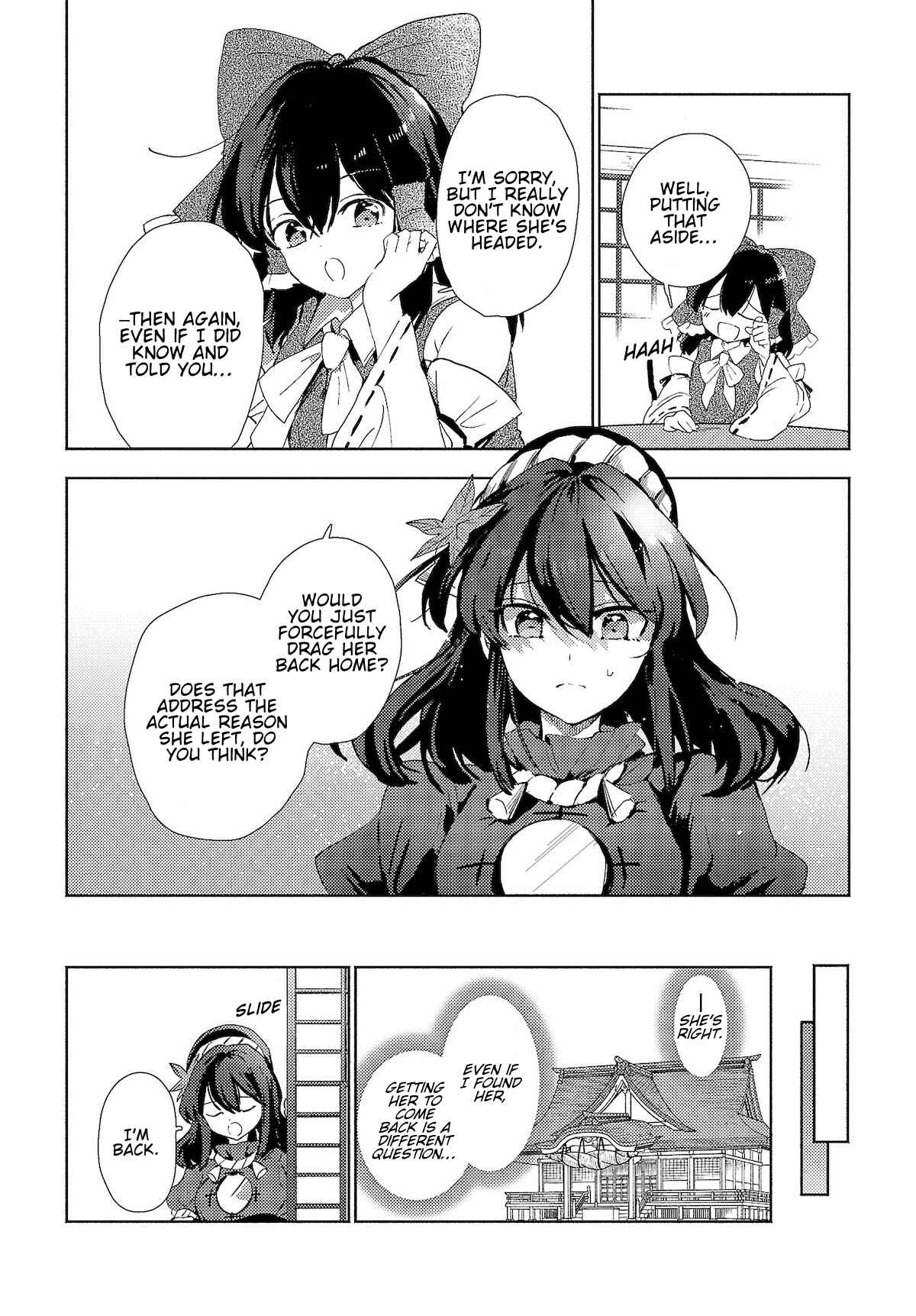 Page 5 Chapter 3.2 Touhou Project Niji Sousaku Series - Sanae-san wa Iedechuu!