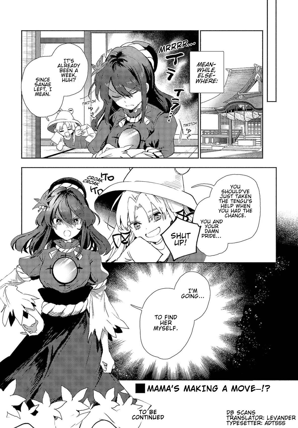 Page 9 Chapter 2.2 Touhou Project Niji Sousaku Series - Sanae-san wa Iedechuu!