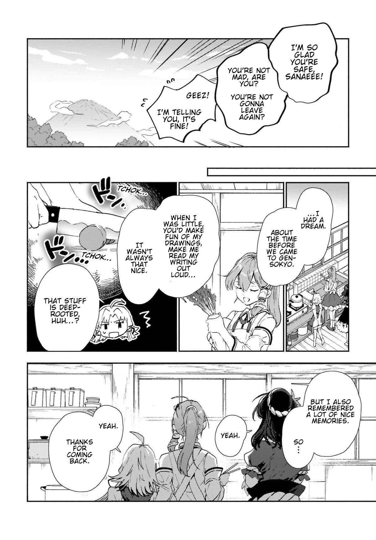 Page 8 Chapter 8.2 Touhou Project Niji Sousaku Series - Sanae-san wa Iedechuu!
