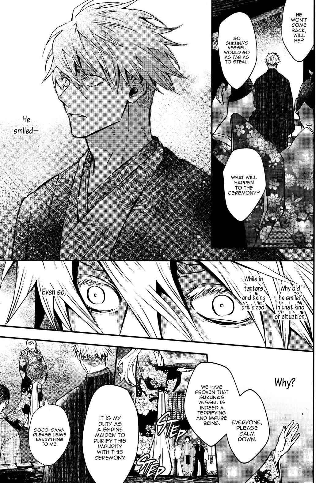 Page 104 Chapter Unknown_b049 Jujutsu Kaisen - Kaette Oide yo, Boku no Tokoro ni (Doujinshi)