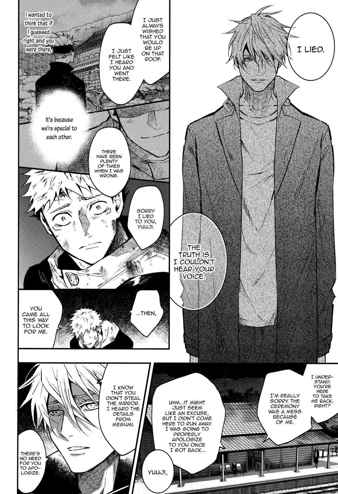 Page 133 Chapter Unknown_b049 Jujutsu Kaisen - Kaette Oide yo, Boku no Tokoro ni (Doujinshi)
