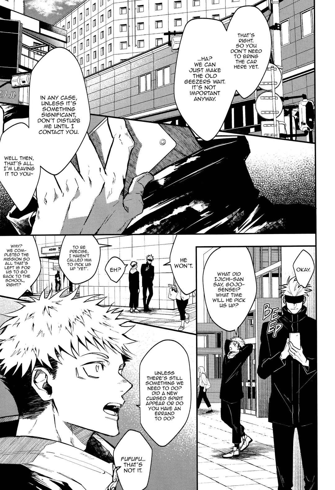 Page 15 Chapter Unknown_b049 Jujutsu Kaisen - Kaette Oide yo, Boku no Tokoro ni (Doujinshi)