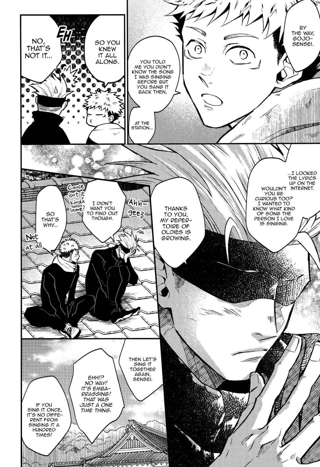 Page 158 Chapter Unknown_b049 Jujutsu Kaisen - Kaette Oide yo, Boku no Tokoro ni (Doujinshi)