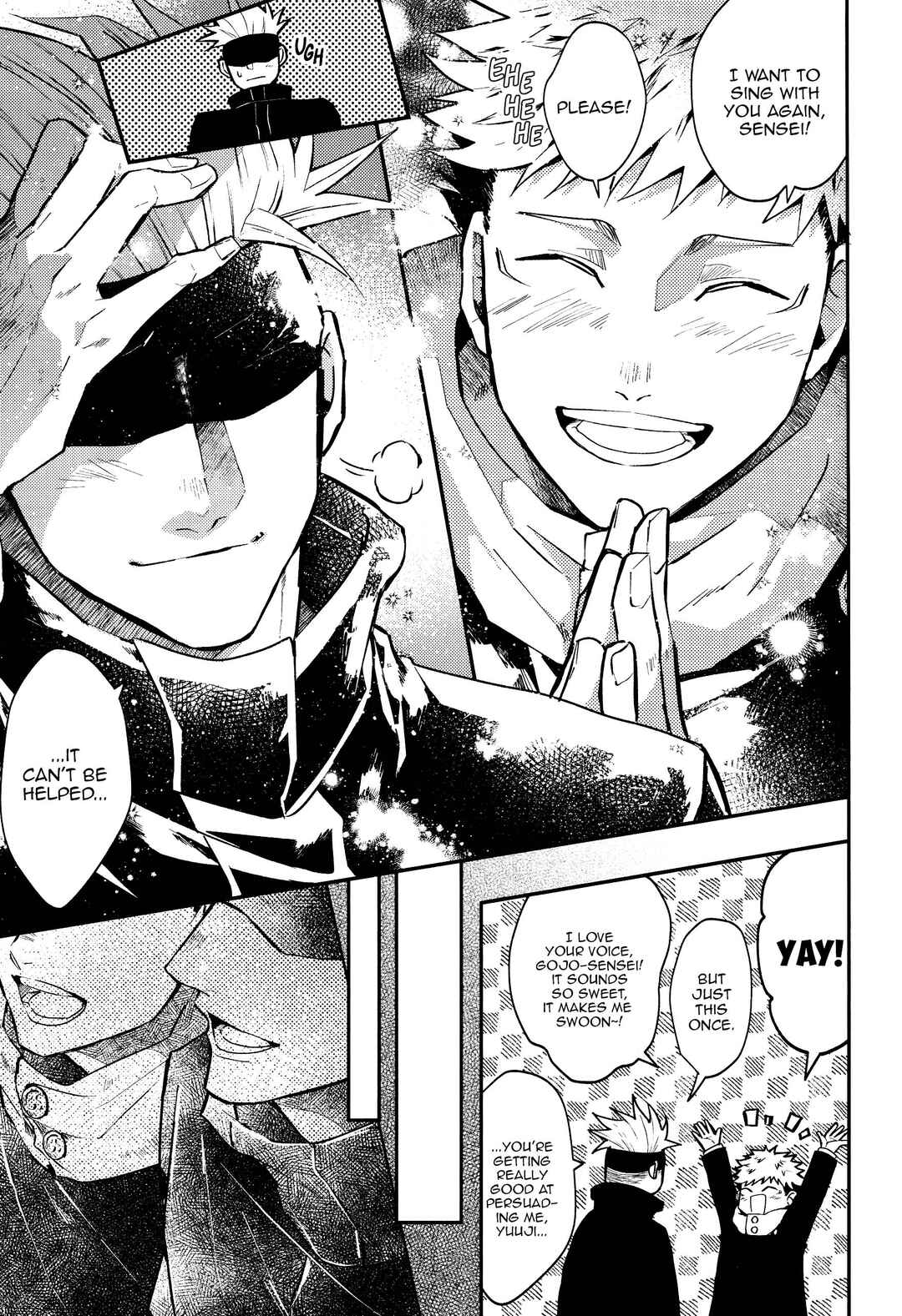 Page 159 Chapter Unknown_b049 Jujutsu Kaisen - Kaette Oide yo, Boku no Tokoro ni (Doujinshi)
