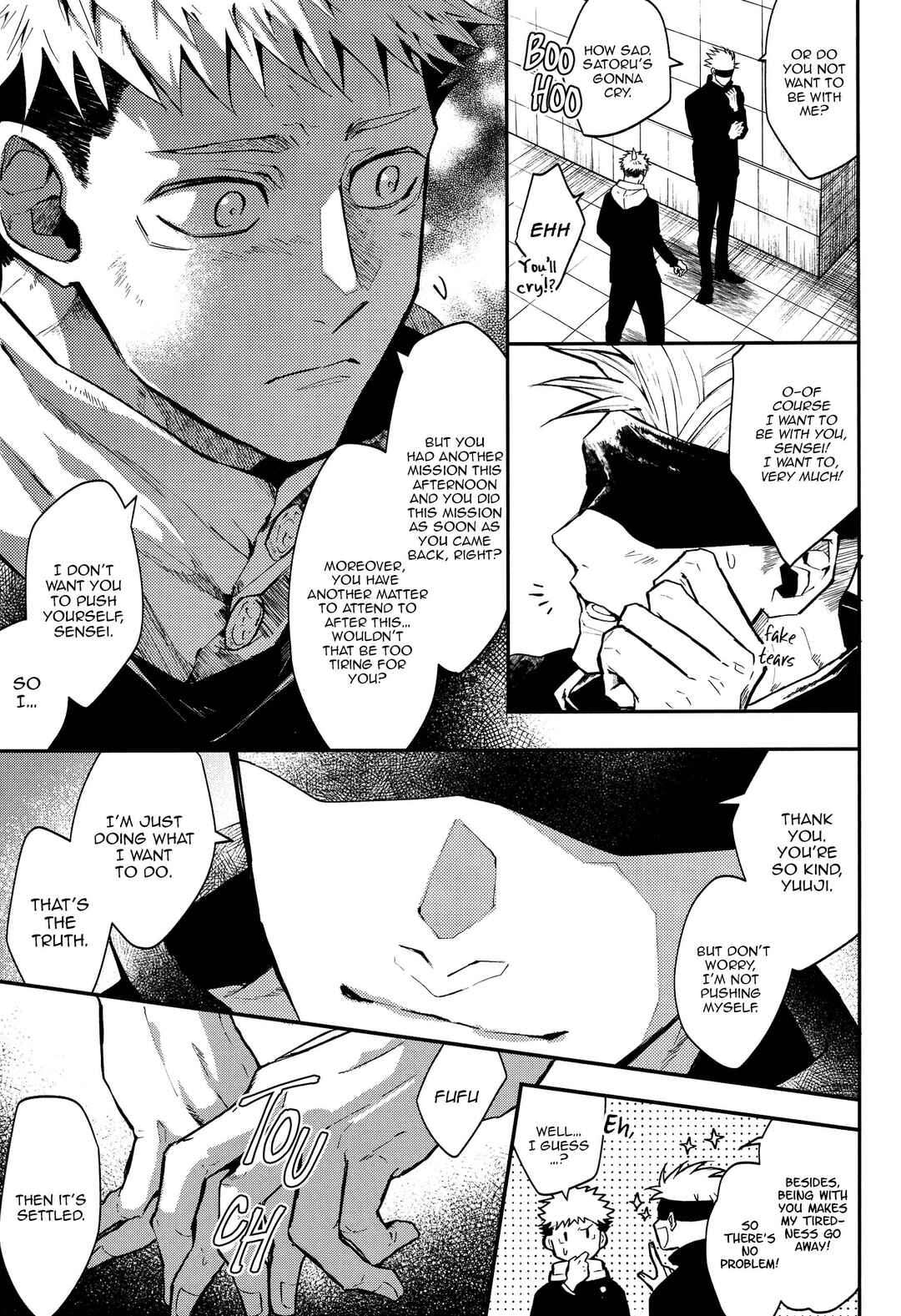 Page 17 Chapter Unknown_b049 Jujutsu Kaisen - Kaette Oide yo, Boku no Tokoro ni (Doujinshi)