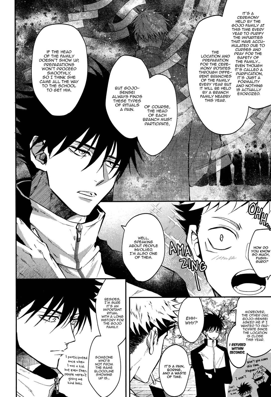 Page 38 Chapter Unknown_b049 Jujutsu Kaisen - Kaette Oide yo, Boku no Tokoro ni (Doujinshi)