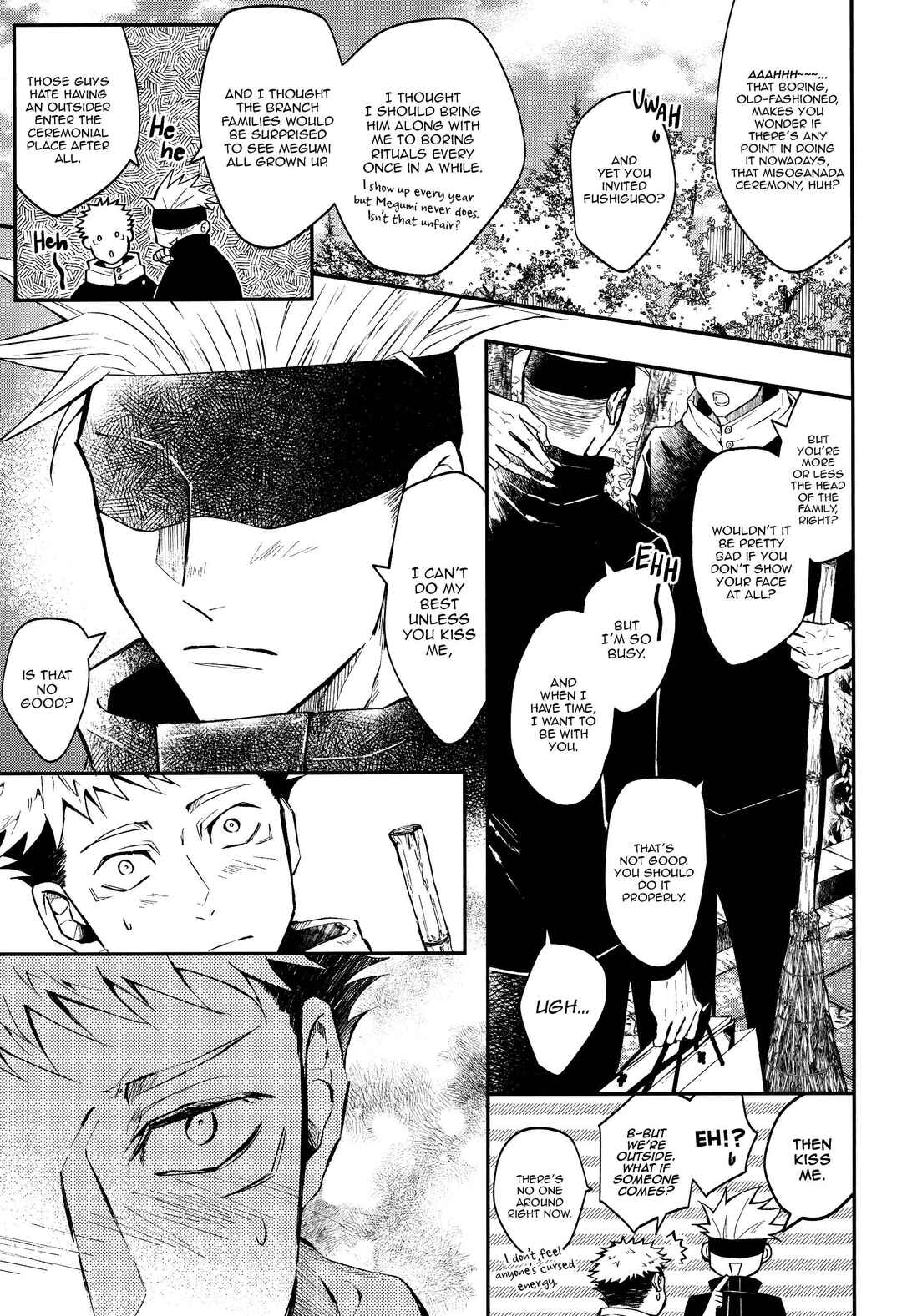 Page 45 Chapter Unknown_b049 Jujutsu Kaisen - Kaette Oide yo, Boku no Tokoro ni (Doujinshi)