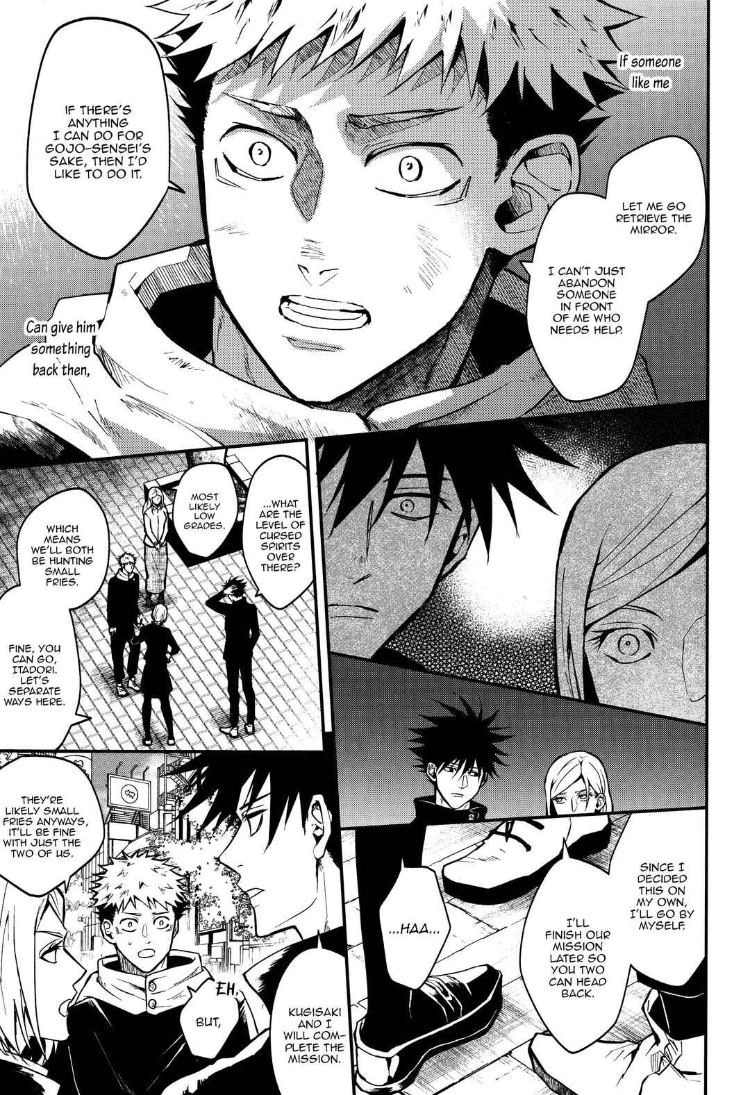Page 75 Chapter Unknown_b049 Jujutsu Kaisen - Kaette Oide yo, Boku no Tokoro ni (Doujinshi)