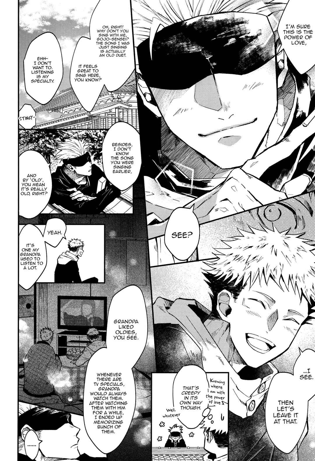 Page 8 Chapter Unknown_b049 Jujutsu Kaisen - Kaette Oide yo, Boku no Tokoro ni (Doujinshi)