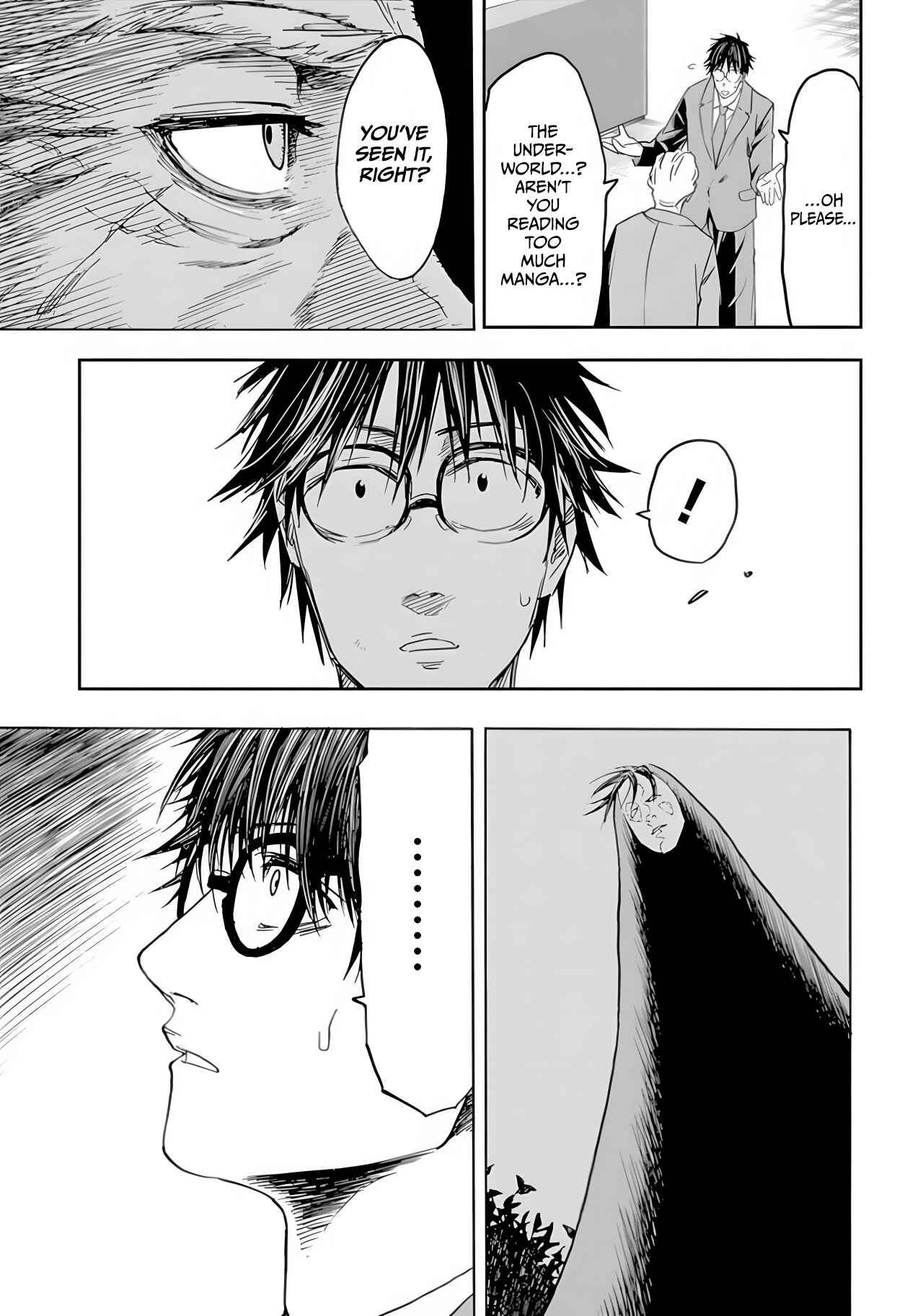 Page 10 Chapter 2 Aa, Tsugi no Shigoto wa Bakemono Taiji desu