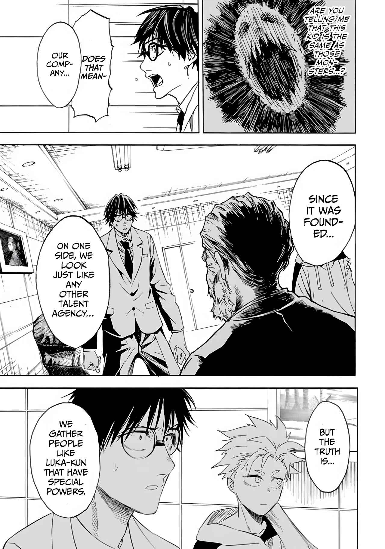 Page 14 Chapter 2 Aa, Tsugi no Shigoto wa Bakemono Taiji desu
