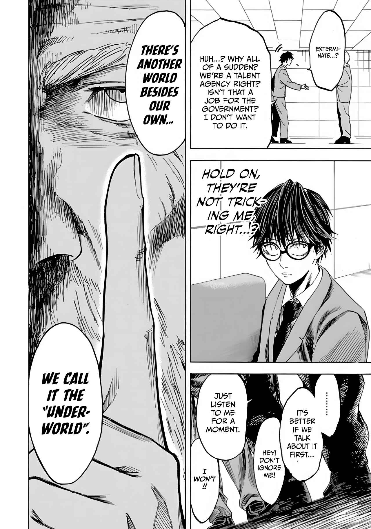 Page 9 Chapter 2 Aa, Tsugi no Shigoto wa Bakemono Taiji desu