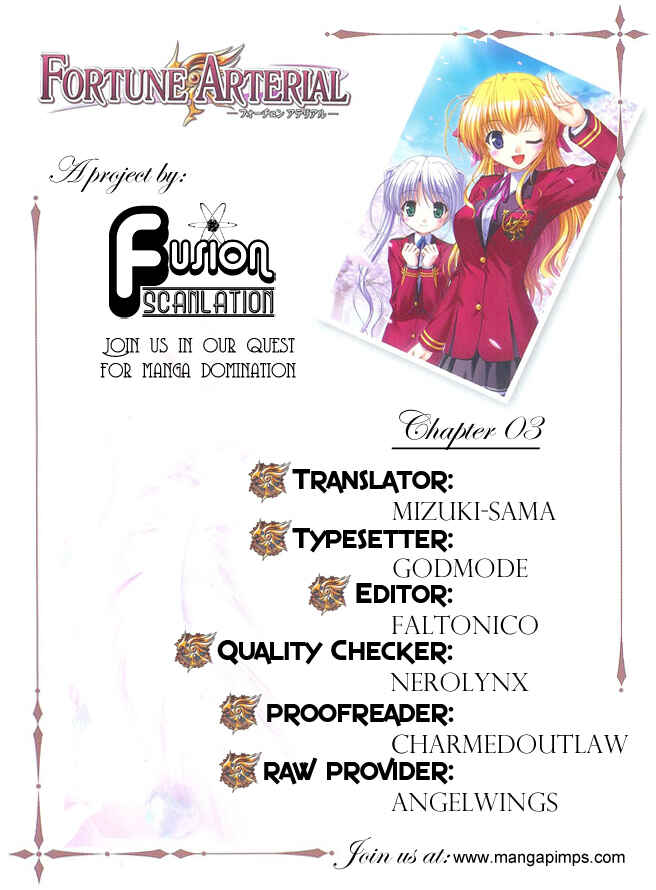 Page 16 Chapter 3 Fortune Arterial - Characters Prelude