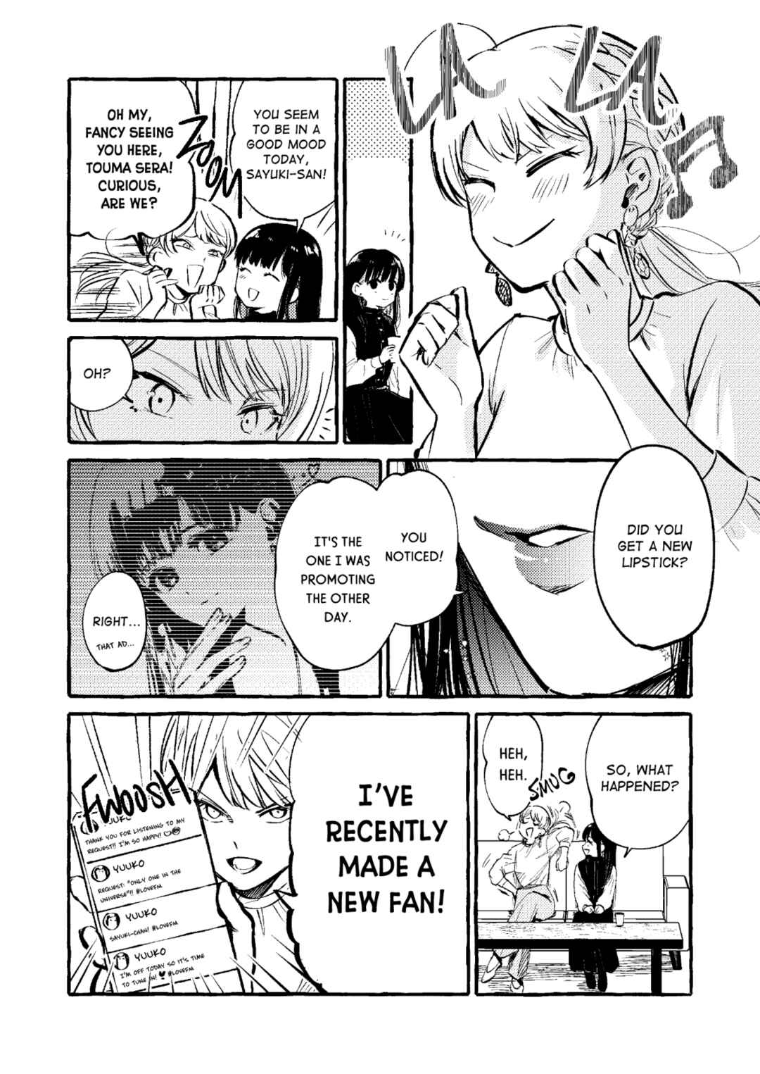 Page 1 Chapter 11 Oni Ure Idol ga Kyou mo Watashi wo Oshitekuru (Pre-Serialization)