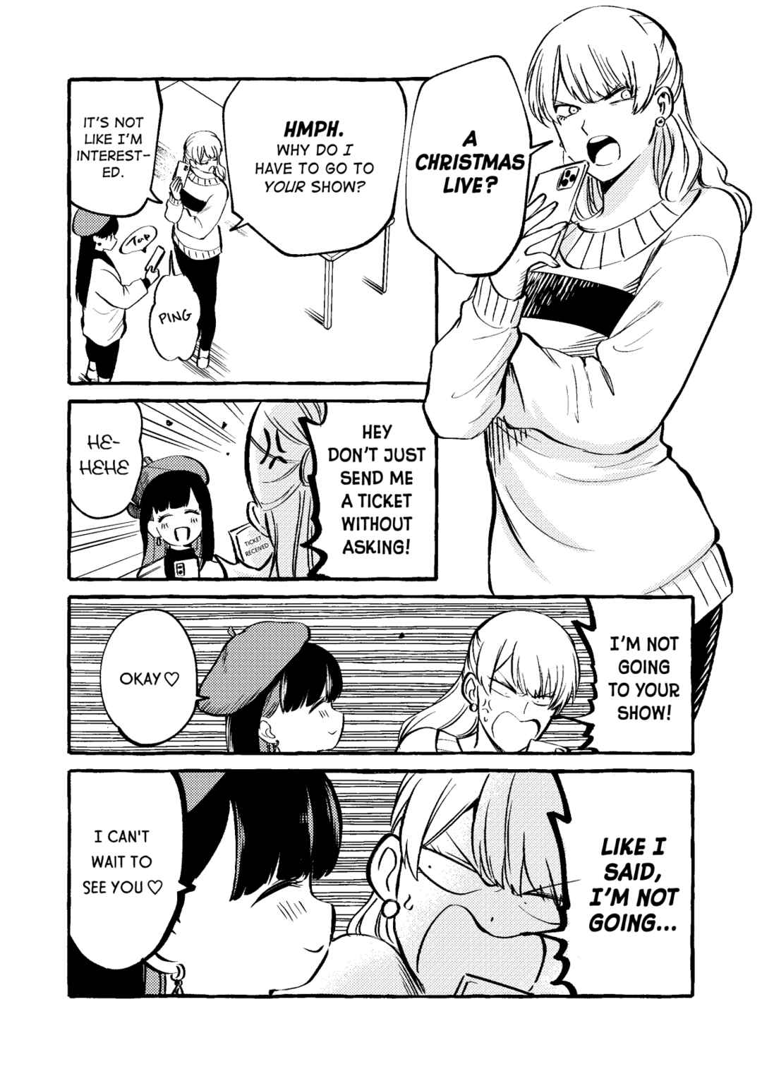 Page 1 Chapter 6 Oni Ure Idol ga Kyou mo Watashi wo Oshitekuru (Pre-Serialization)