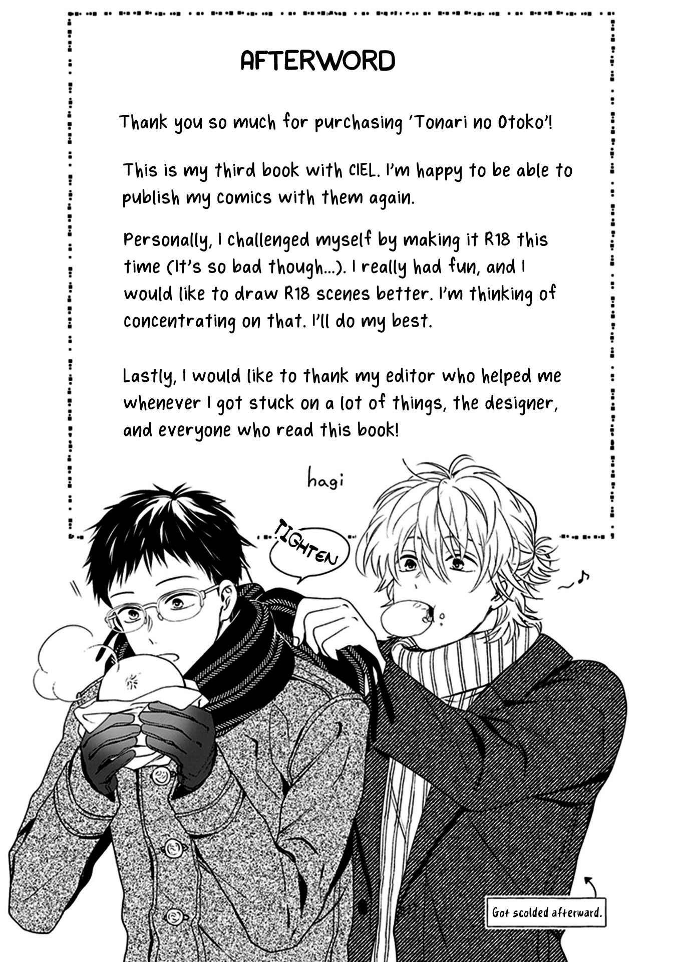 Page 14 Chapter 5.5 Tonari no Otoko