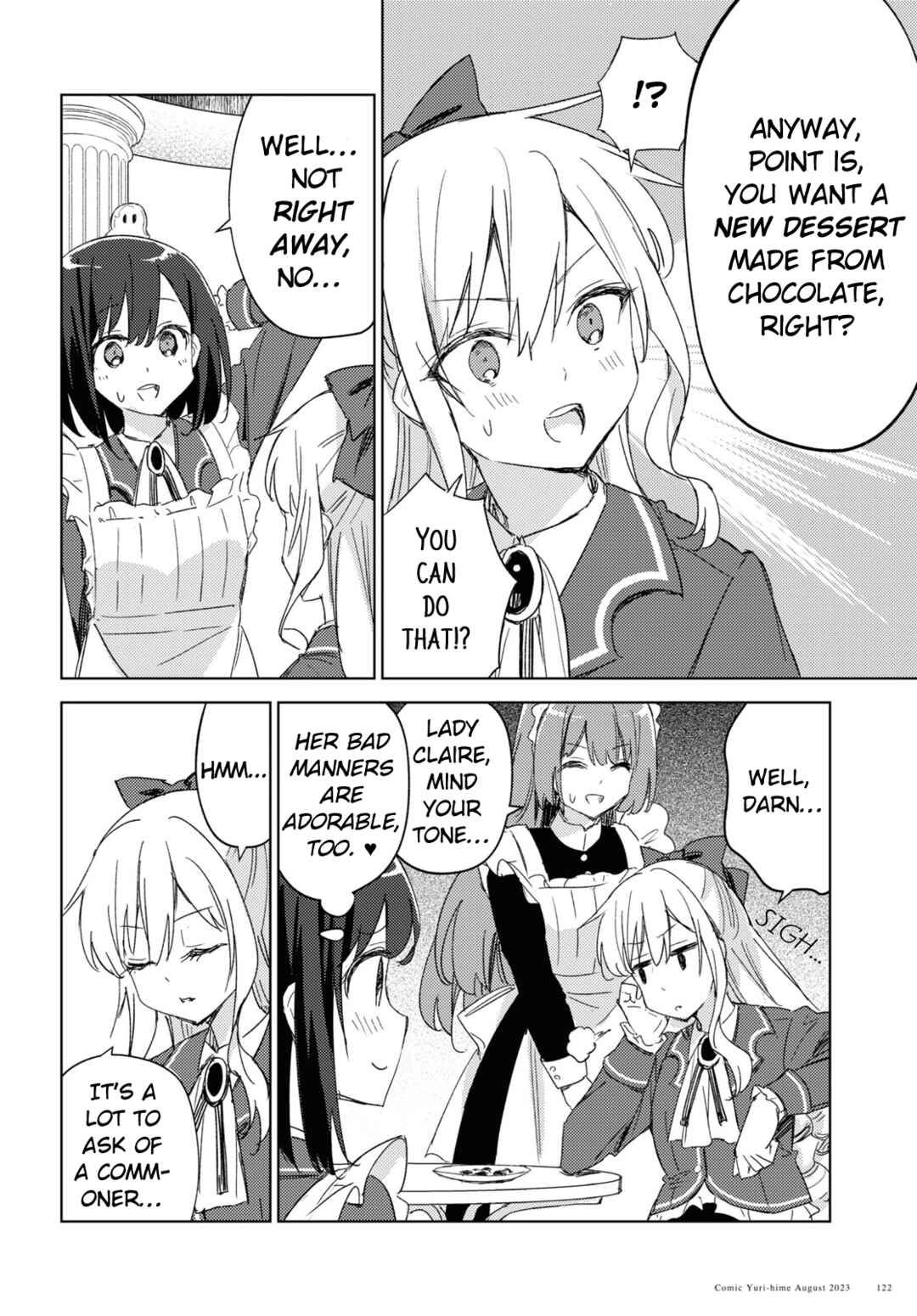 Page 10 Chapter 1 Watashi no Oshi wa Akuyaku Reijou. Maids Kitchen