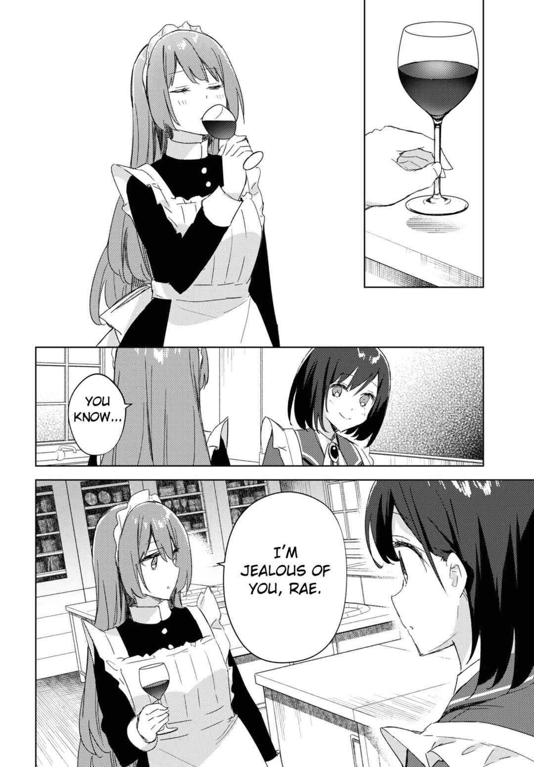 Page 16 Chapter 4 Watashi no Oshi wa Akuyaku Reijou. Maids Kitchen
