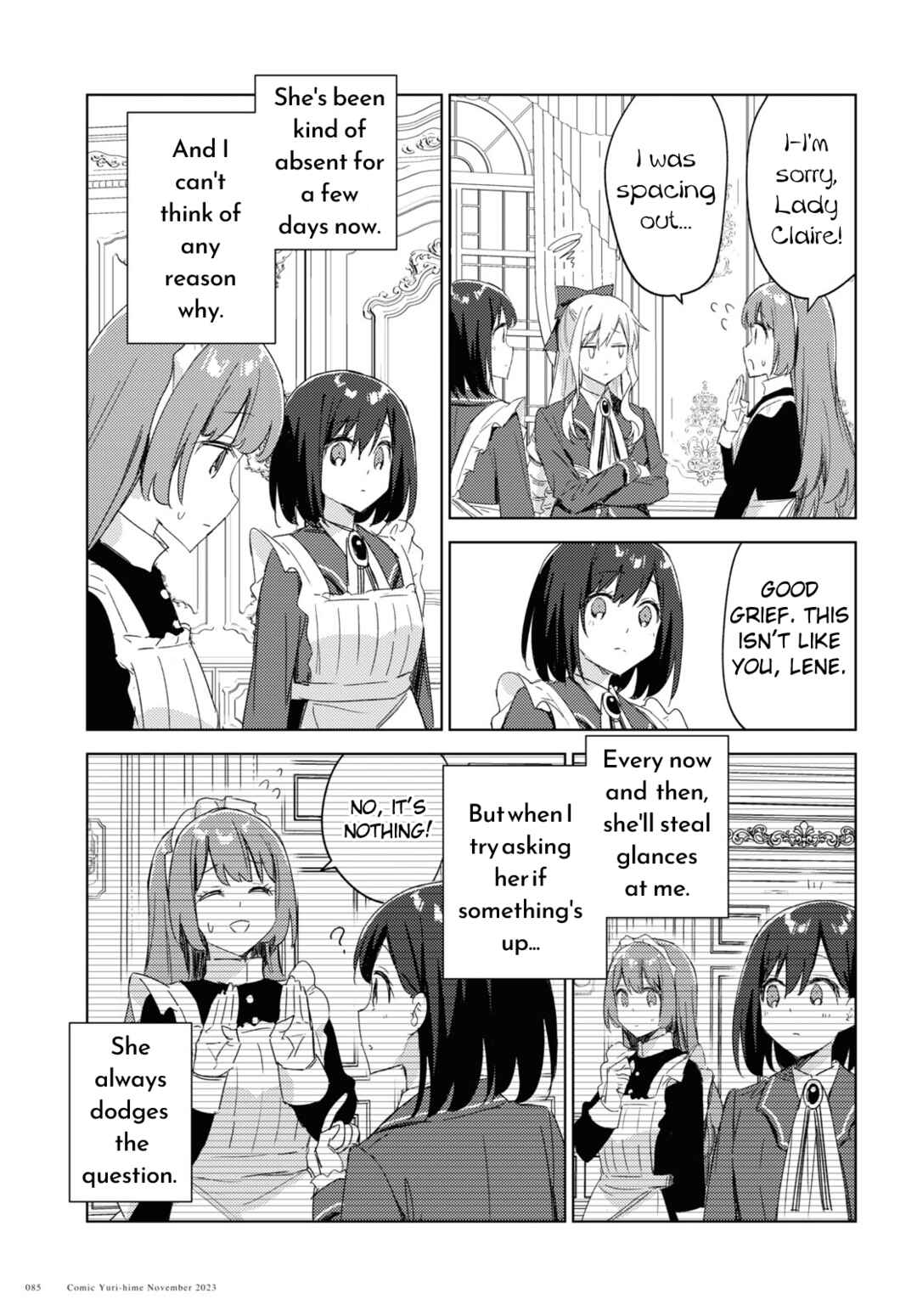 Page 3 Chapter 4 Watashi no Oshi wa Akuyaku Reijou. Maids Kitchen