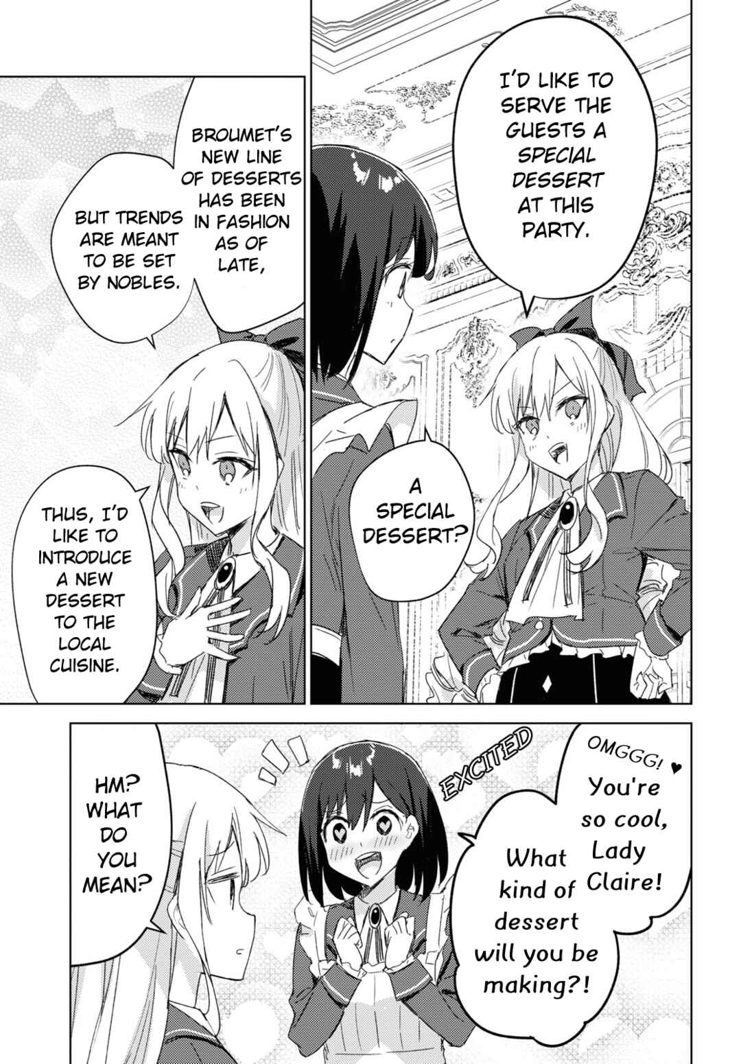 Page 7 Chapter 4 Watashi no Oshi wa Akuyaku Reijou. Maids Kitchen