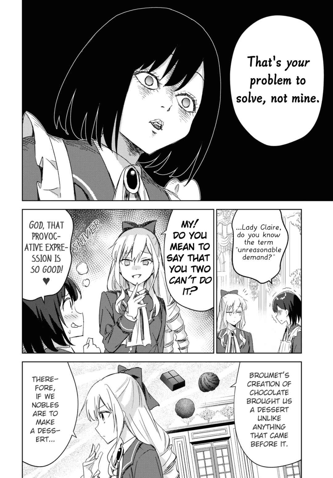 Page 8 Chapter 4 Watashi no Oshi wa Akuyaku Reijou. Maids Kitchen