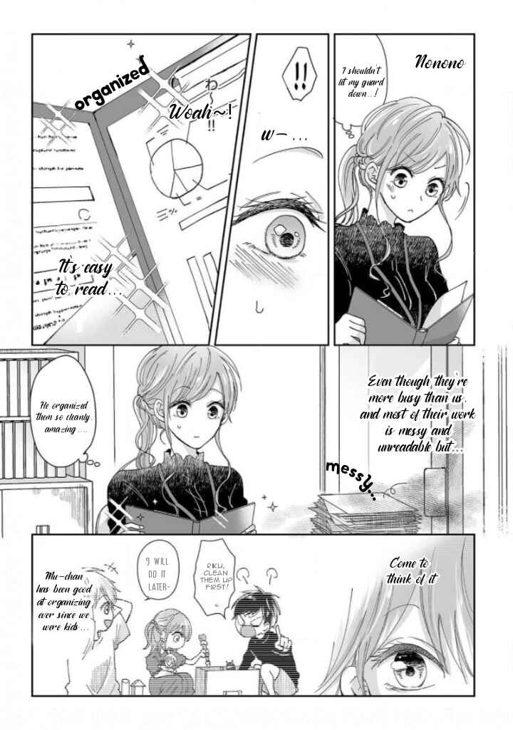 Page 3 Chapter 2 Osananajimi wa Ichi Tamagosei no Shishi Supadari Futago to Torotoro 3 nin Seikatsu