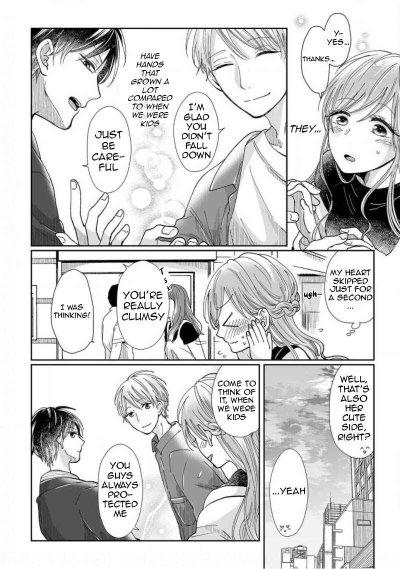 Page 4 Chapter 5 Osananajimi wa Ichi Tamagosei no Shishi Supadari Futago to Torotoro 3 nin Seikatsu
