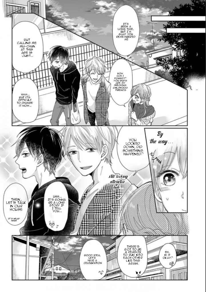 Page 6 Chapter 1 Osananajimi wa Ichi Tamagosei no Shishi Supadari Futago to Torotoro 3 nin Seikatsu