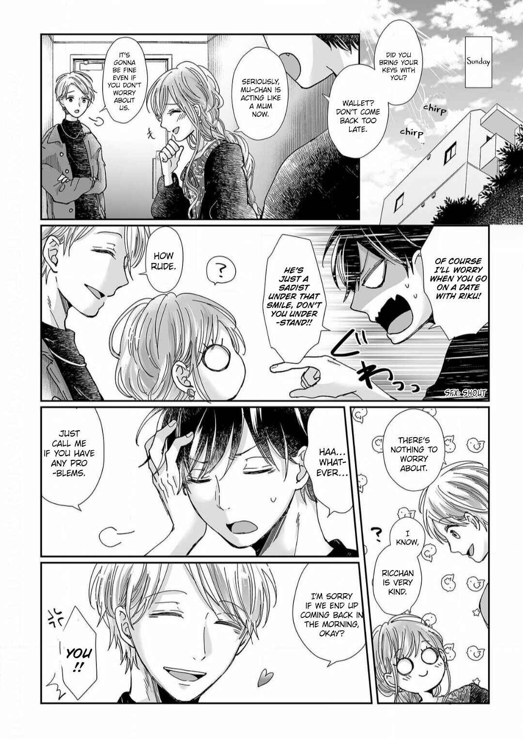 Page 23 Chapter 12 Osananajimi wa Ichi Tamagosei no Shishi Supadari Futago to Torotoro 3 nin Seikatsu