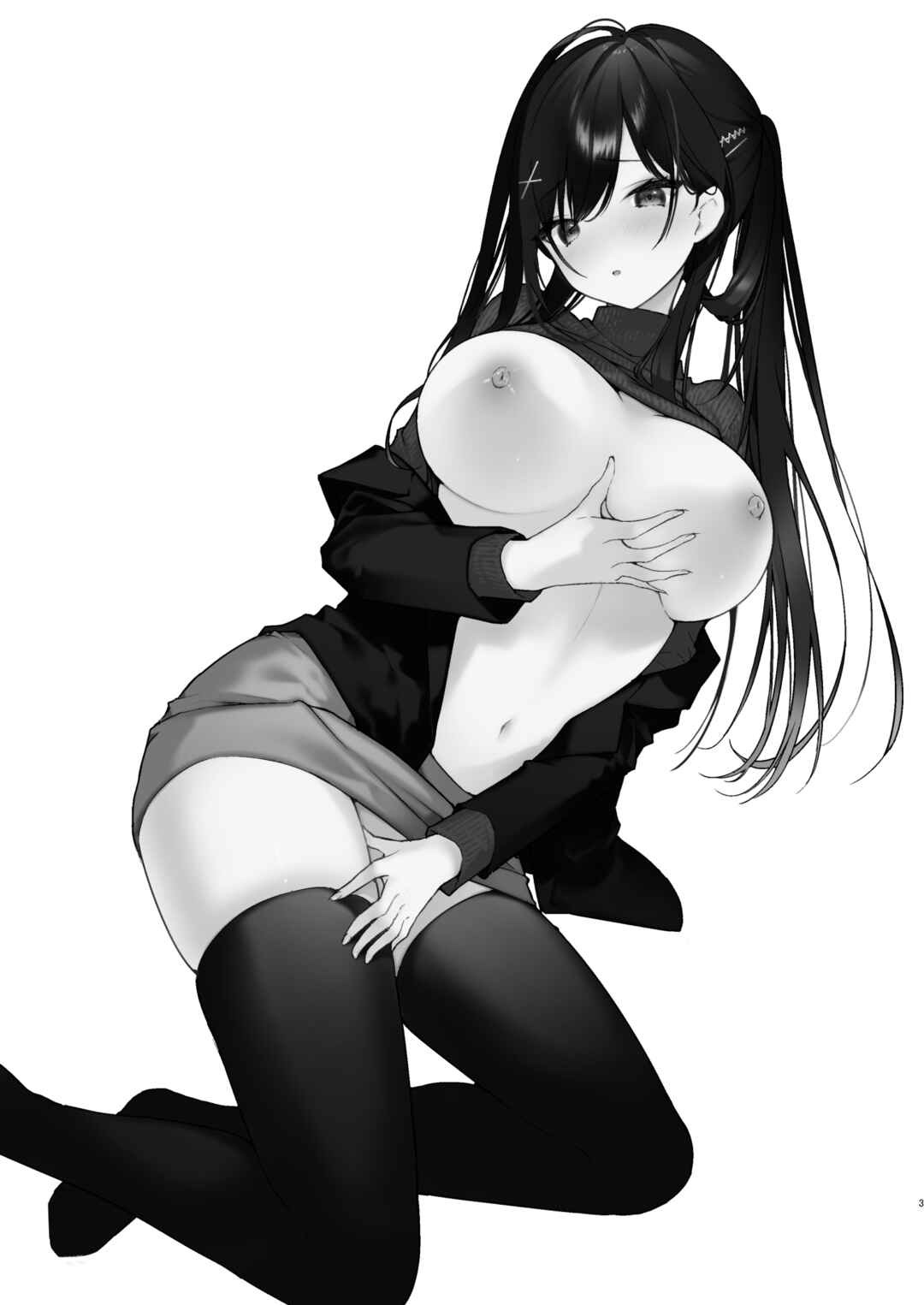Page 3 Chapter Unknown_9fdb Senpai to Genkai Made Sundome Ijiwaru Ecchi
