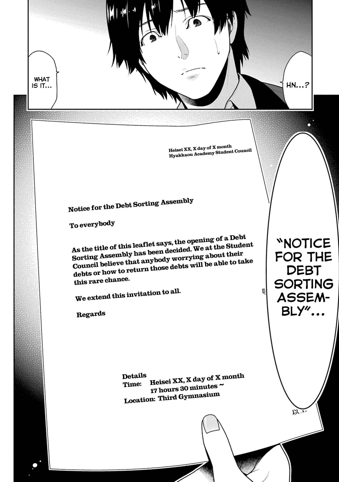 Page 48 Chapter 5 Kakegurui - Compulsive Gambler