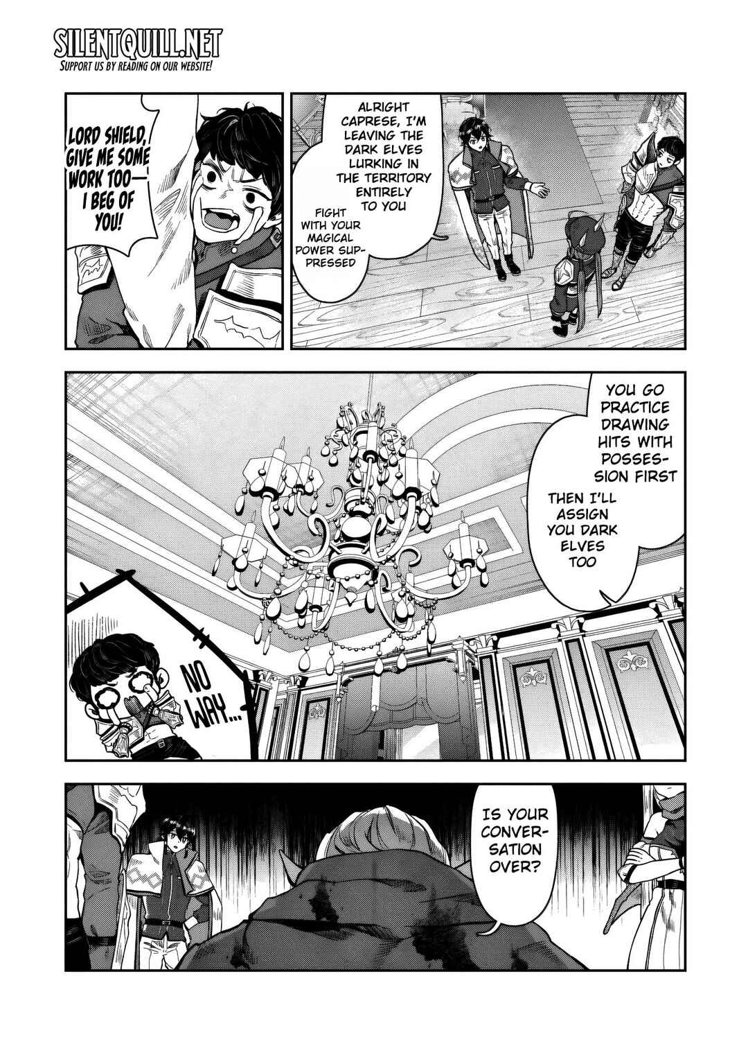 Page 14 Chapter 15 Kuni ni Saikyou no Barrier wo Hattara Heiwa ni Narisugite Tsuihousaremashita ~Ore no Mahou ga Yabasugite, Bijo to Mazoku ni Kakomarerun da ga!?~