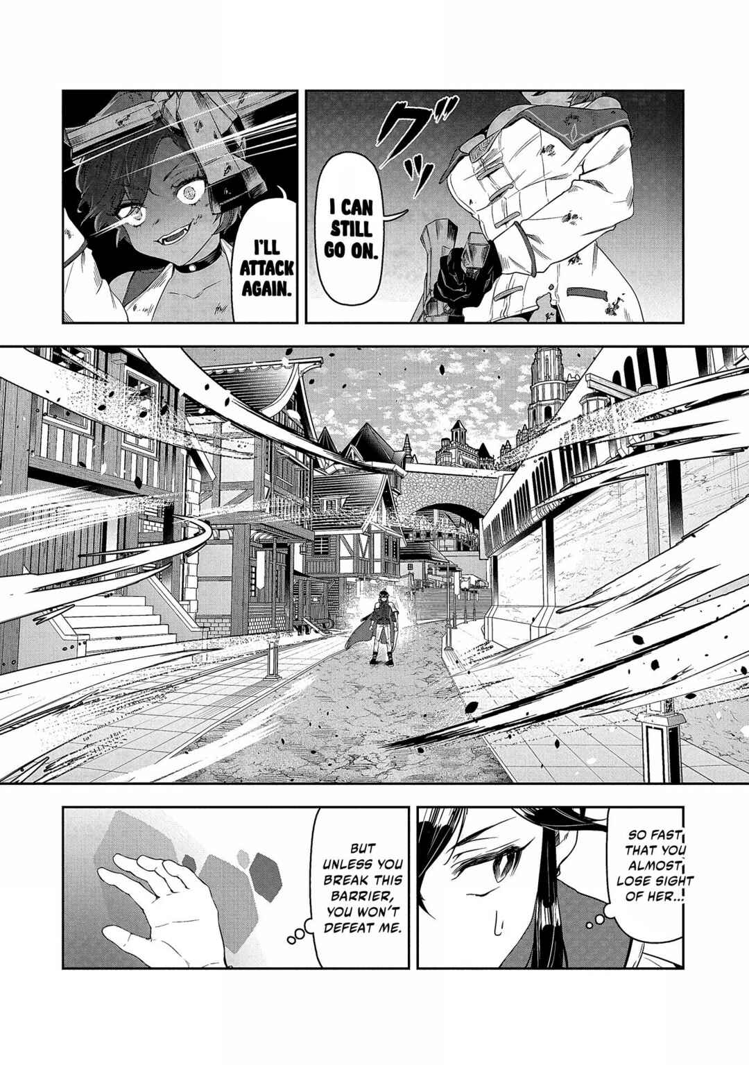 Page 27 Chapter 4 Kuni ni Saikyou no Barrier wo Hattara Heiwa ni Narisugite Tsuihousaremashita ~Ore no Mahou ga Yabasugite, Bijo to Mazoku ni Kakomarerun da ga!?~