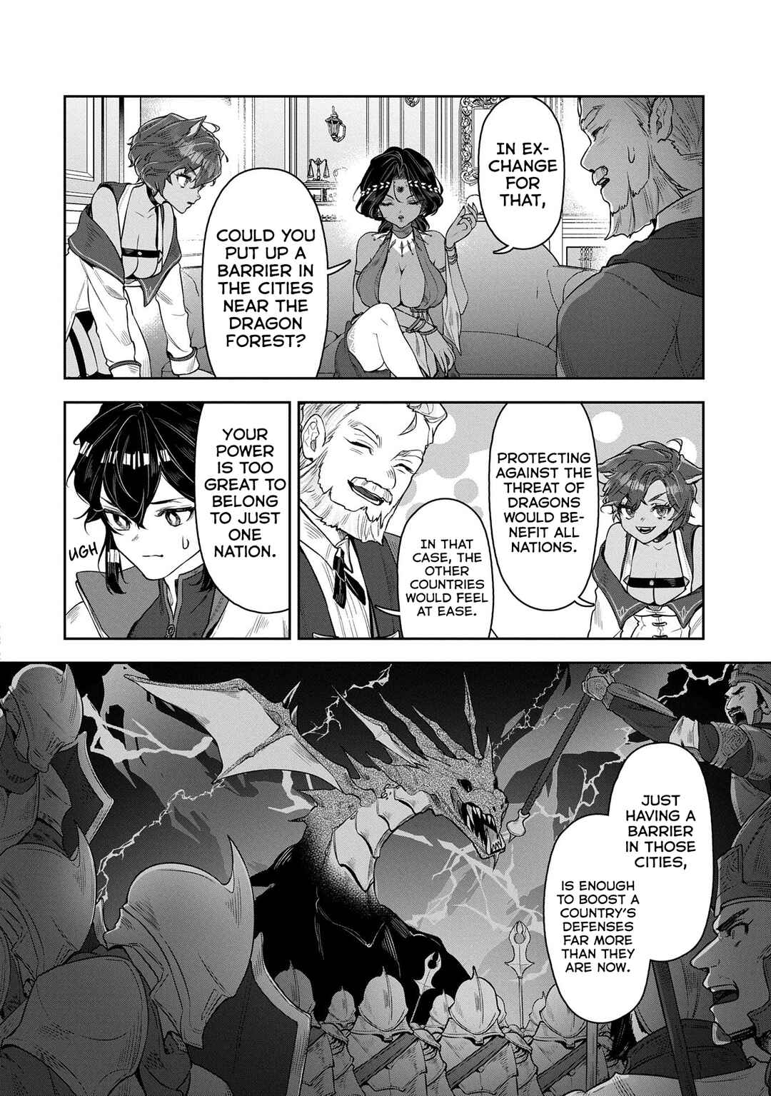 Page 5 Chapter 6 Kuni ni Saikyou no Barrier wo Hattara Heiwa ni Narisugite Tsuihousaremashita ~Ore no Mahou ga Yabasugite, Bijo to Mazoku ni Kakomarerun da ga!?~