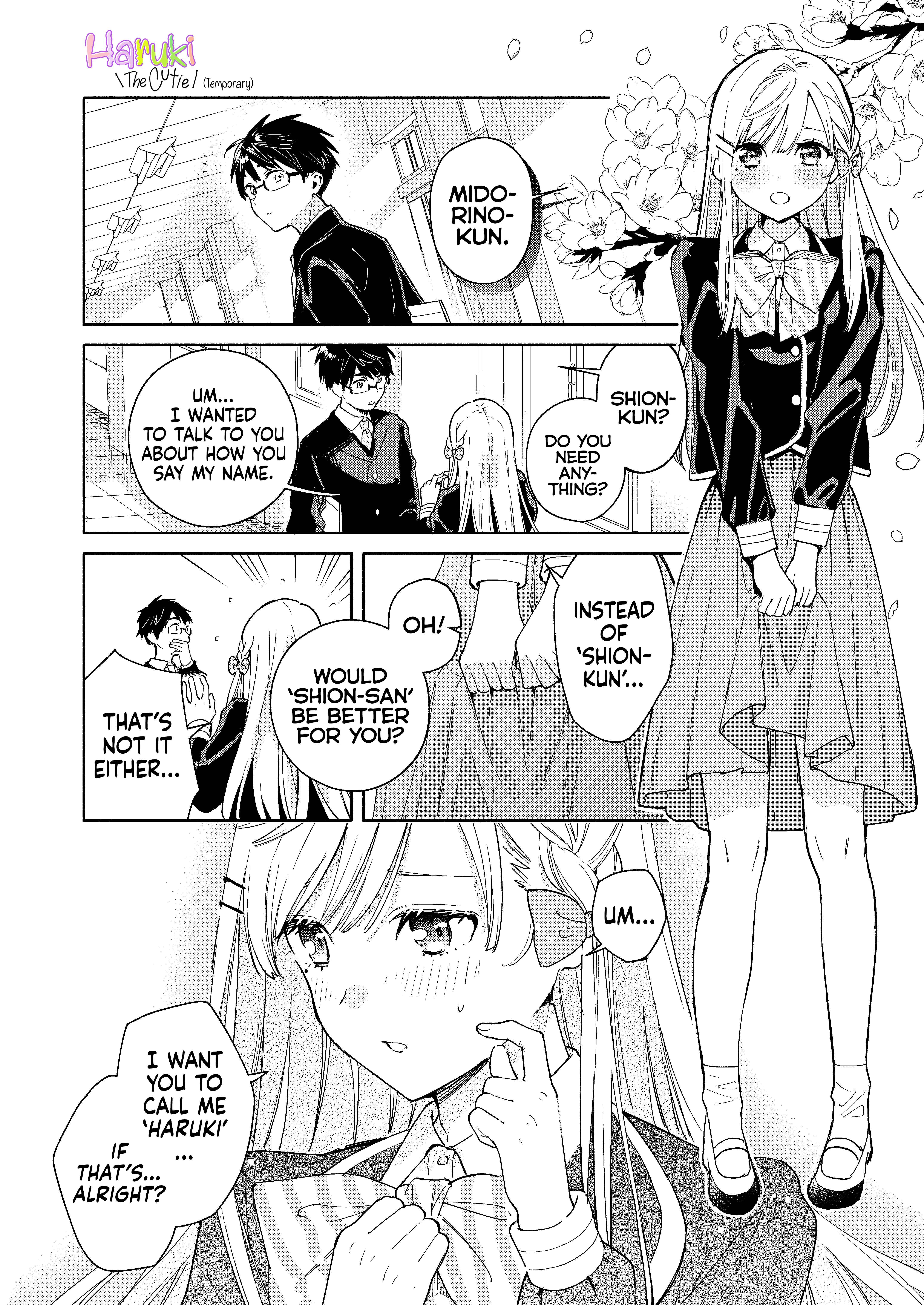 Page 1 Chapter 0 Kawaii Haruki-kun