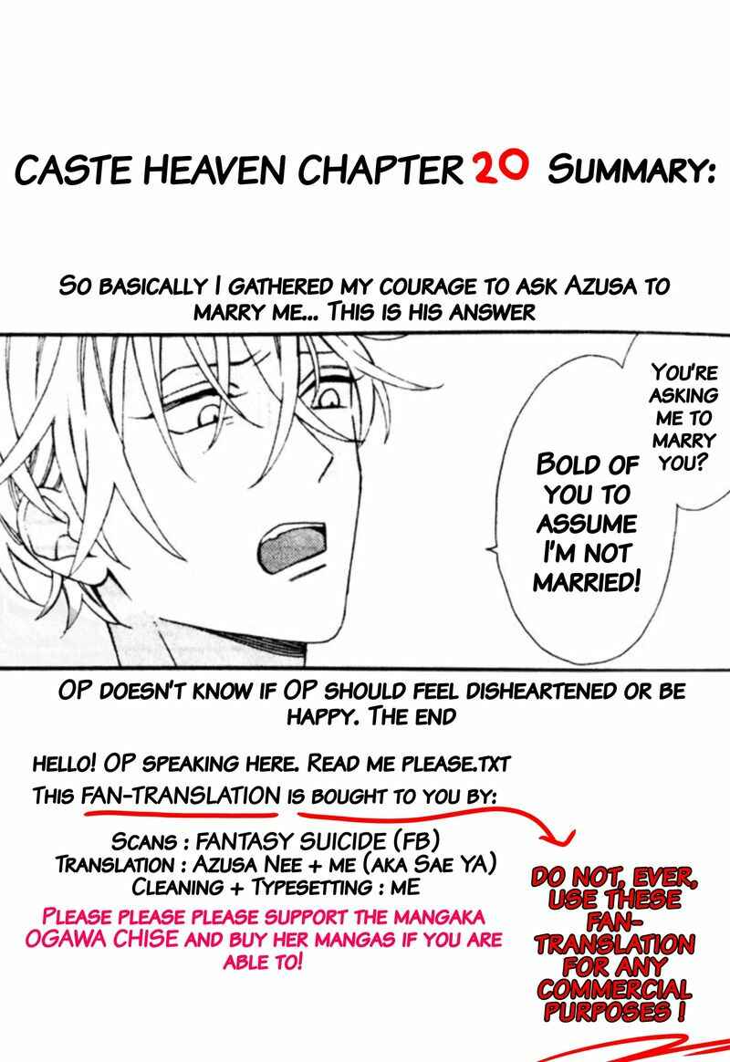 Page 1 Chapter 20 Caste Heaven