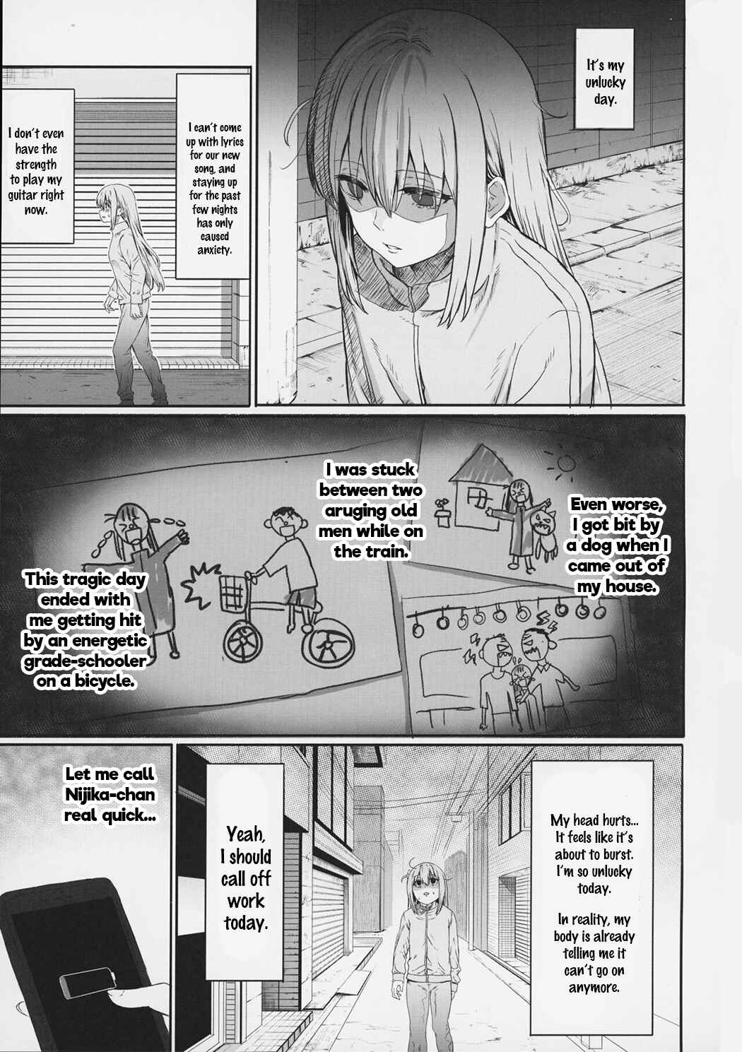 Page 2 Chapter Unknown_93ed Bocchi the Rock! - Aimless Escapade (Doujinshi)