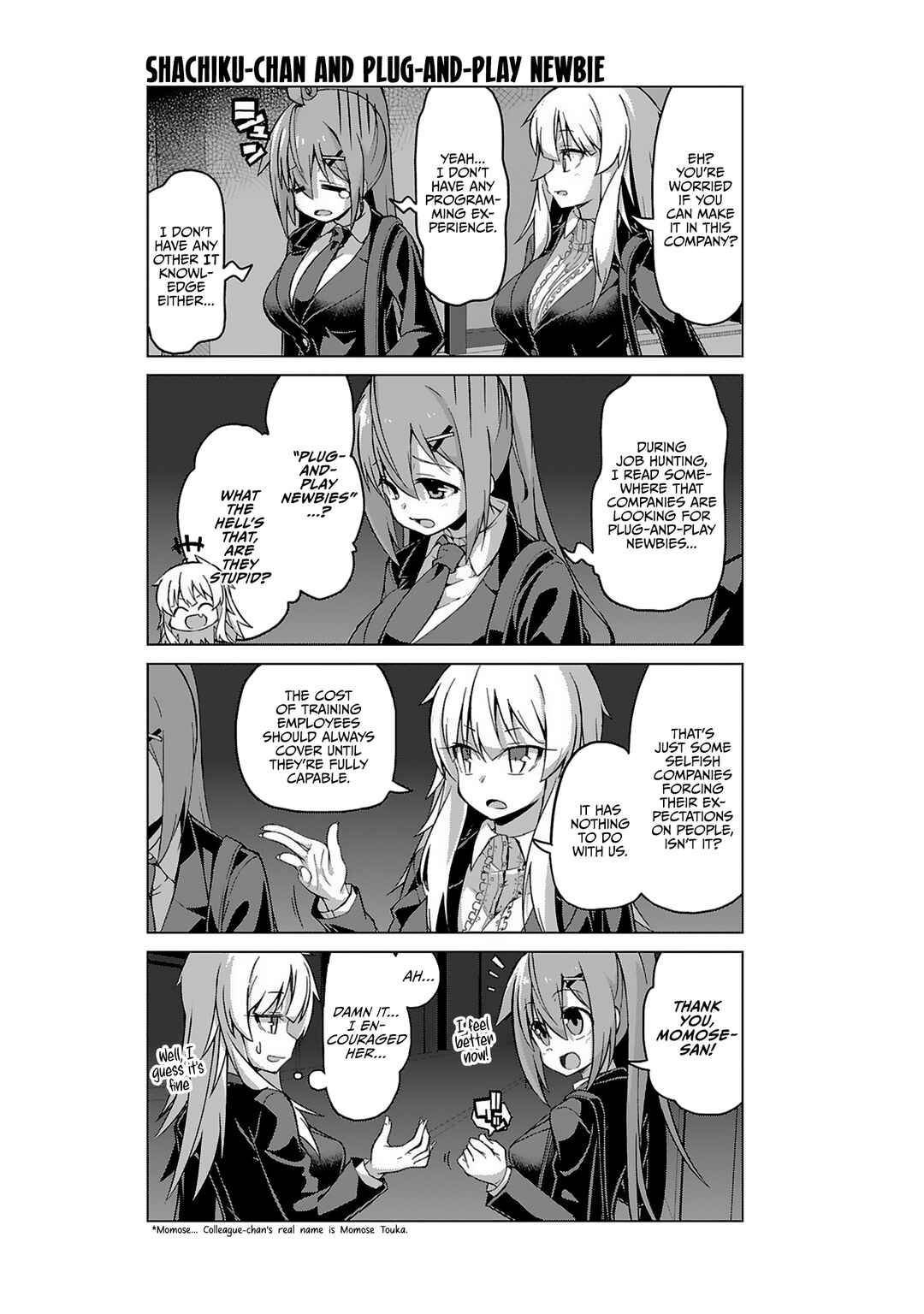 Page 9 Chapter 17 Ikinokore! Shachiku-chan