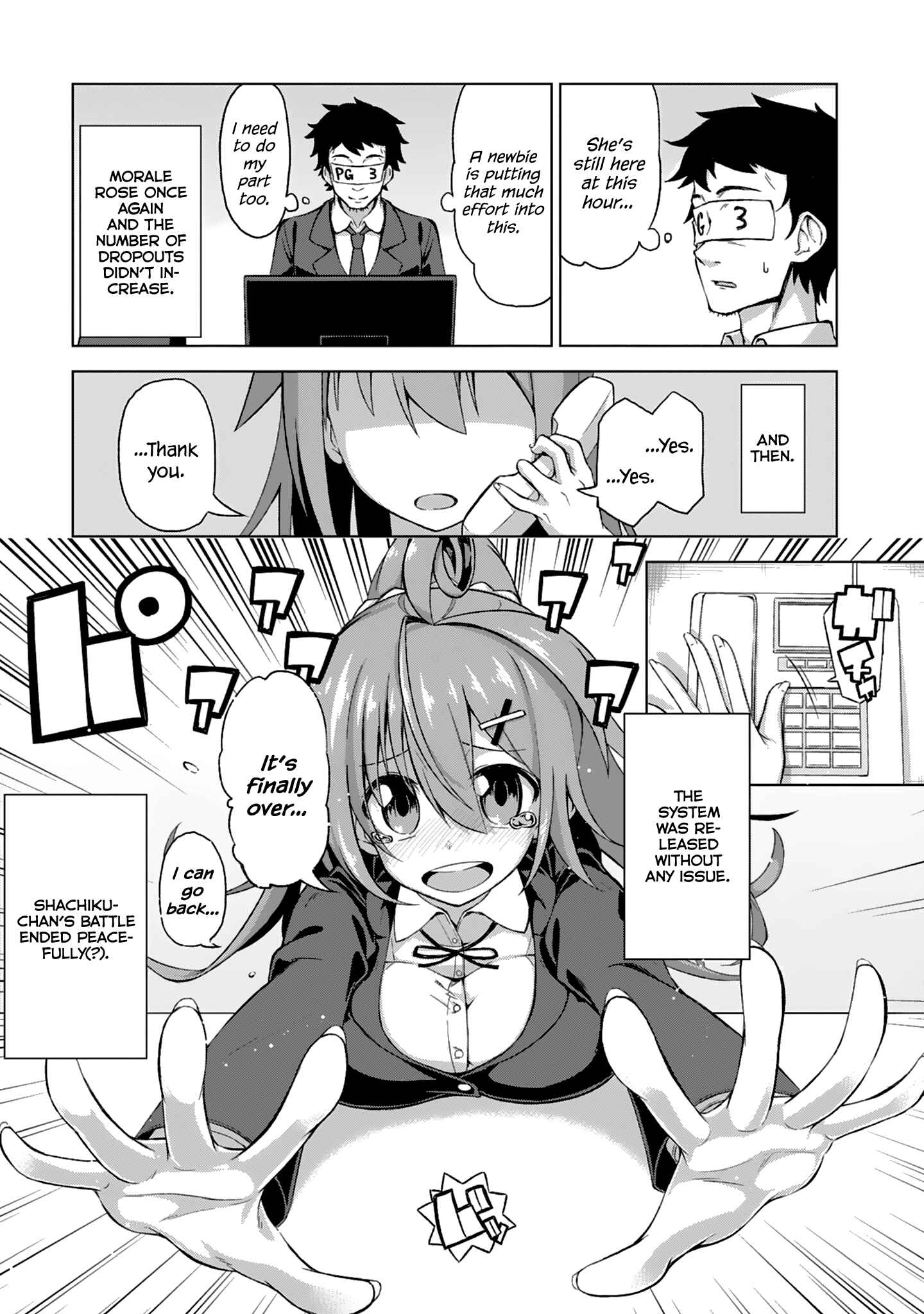 Page 13 Chapter 6.6 Ikinokore! Shachiku-chan
