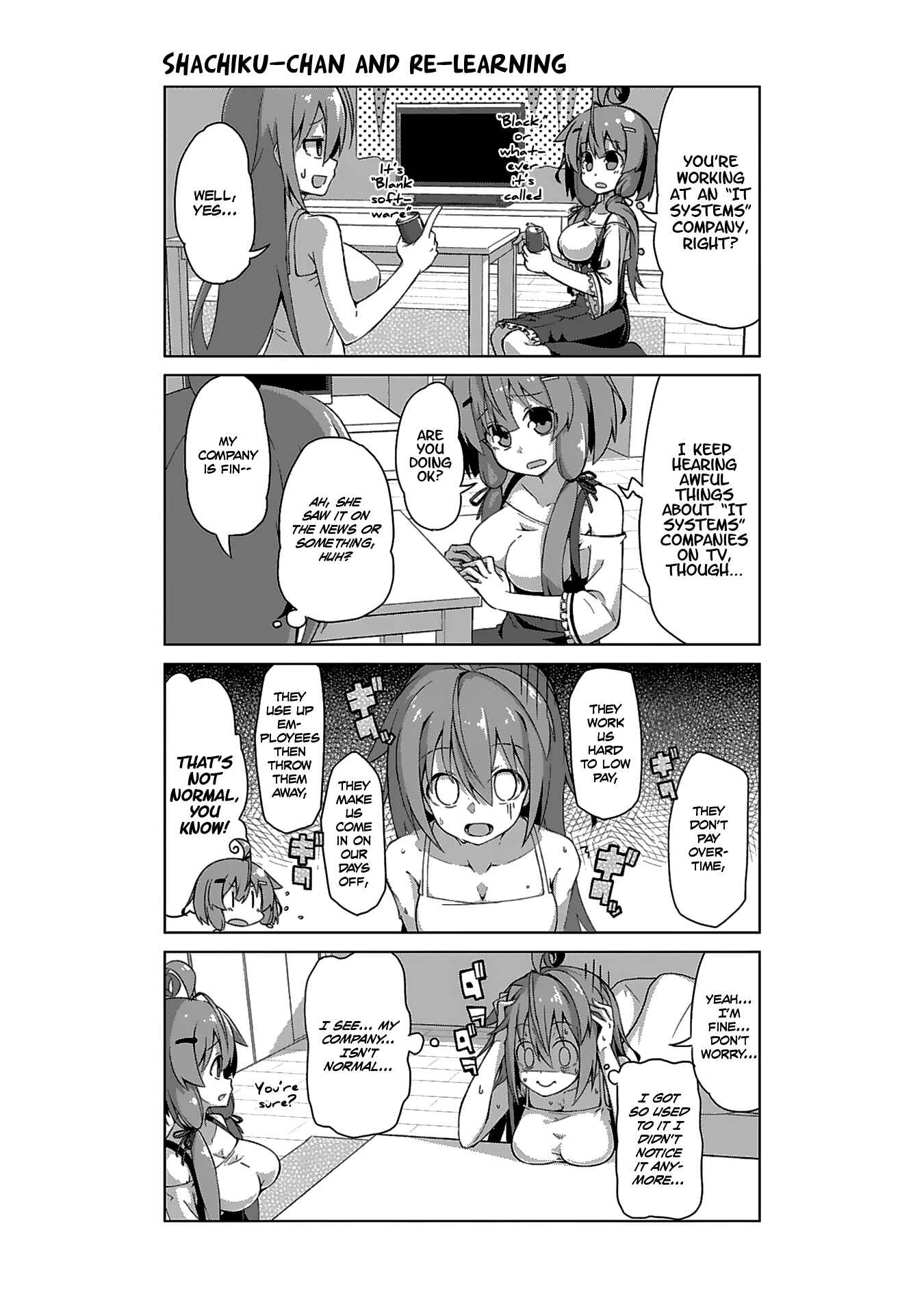 Page 6 Chapter 8 Ikinokore! Shachiku-chan