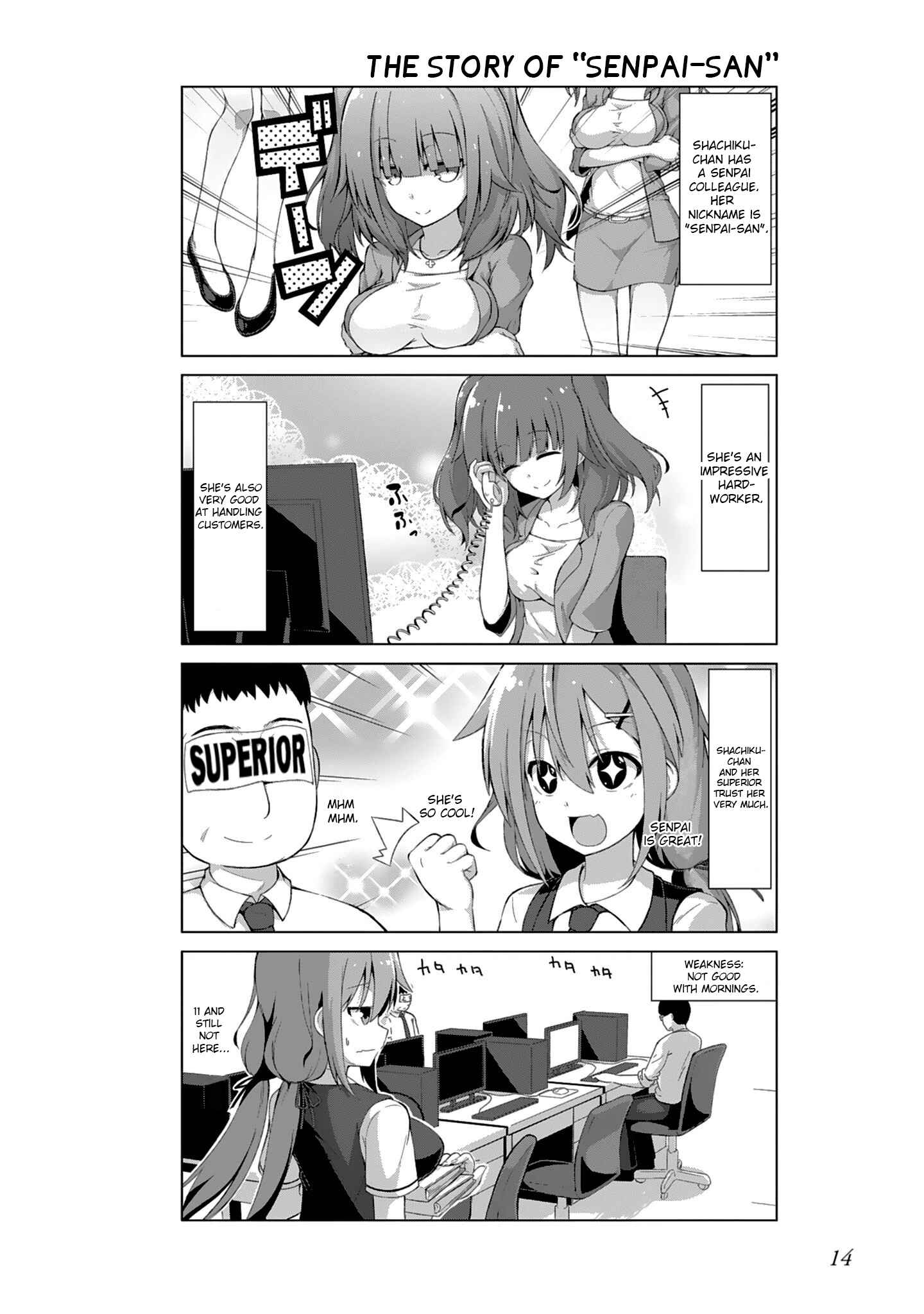 Page 2 Chapter 2 Ikinokore! Shachiku-chan