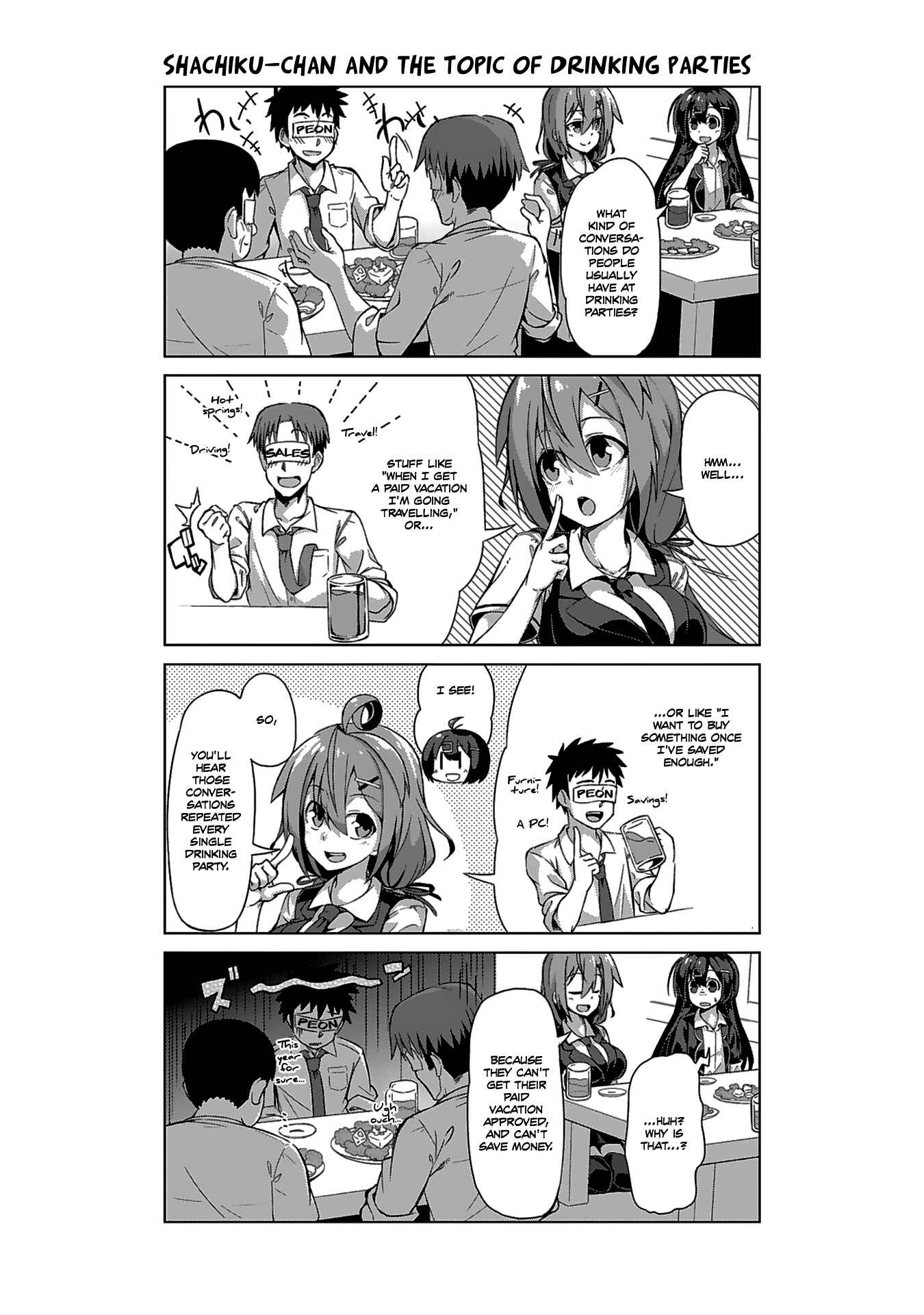 Page 13 Chapter 7 Ikinokore! Shachiku-chan