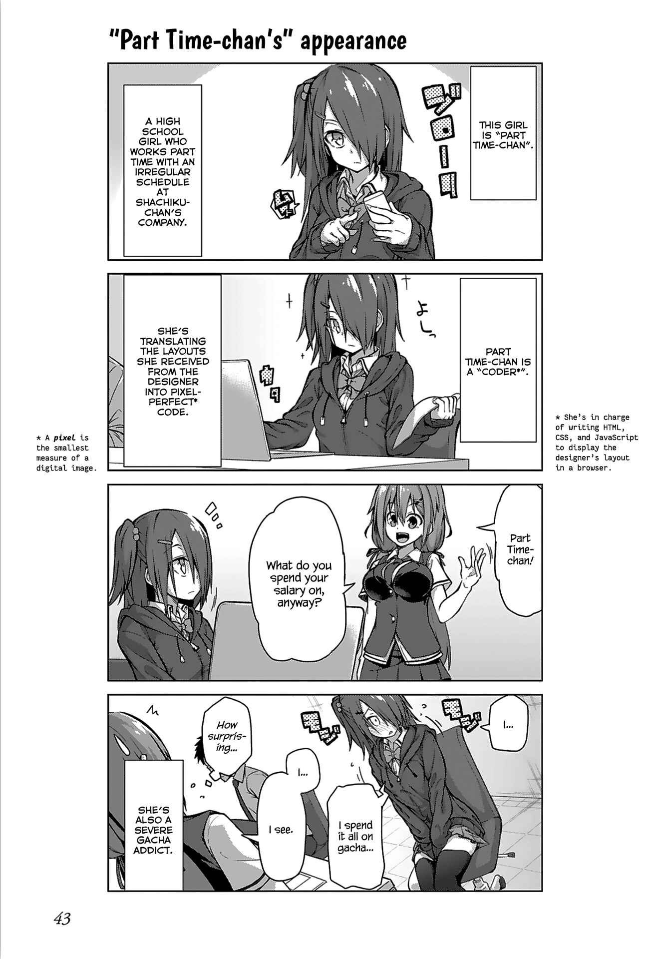 Page 5 Chapter 10 Ikinokore! Shachiku-chan