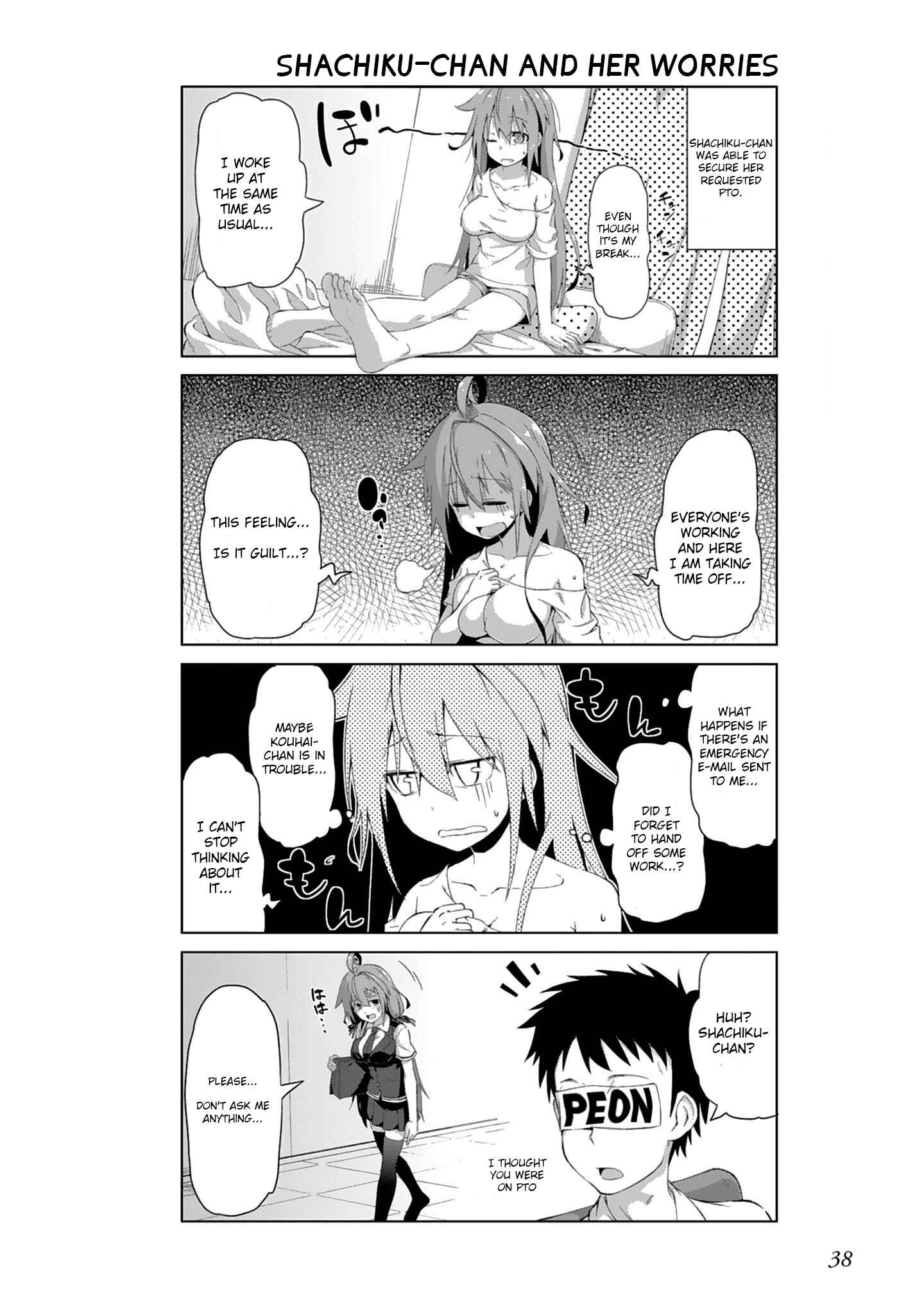 Page 6 Chapter 4 Ikinokore! Shachiku-chan