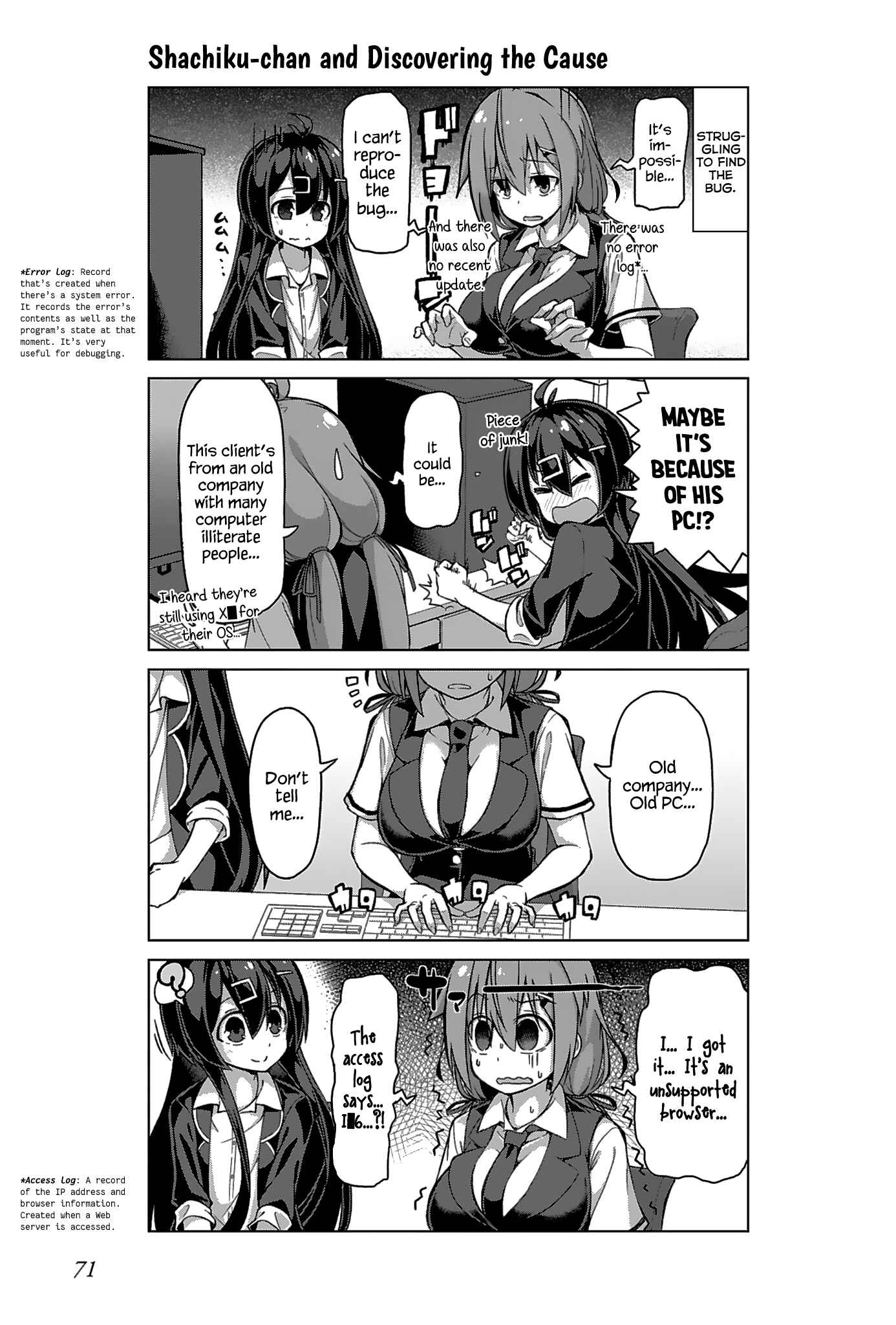 Page 9 Chapter 12 Ikinokore! Shachiku-chan