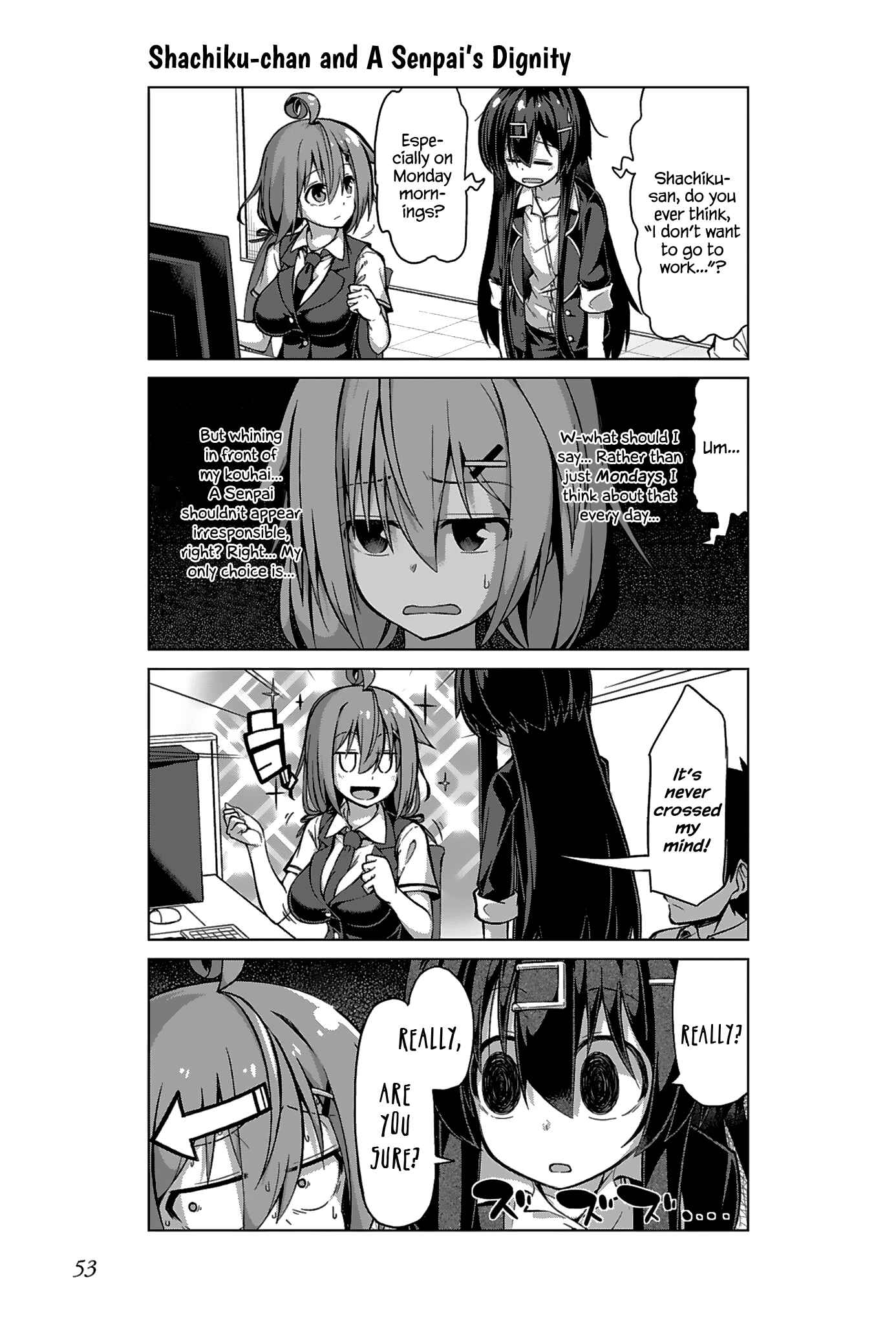 Page 3 Chapter 11 Ikinokore! Shachiku-chan